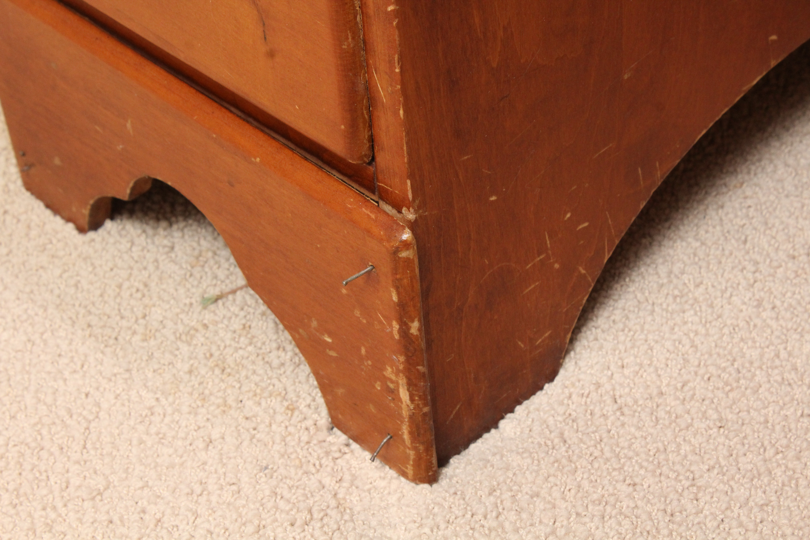 Vintage Wooden Kneehole Desk