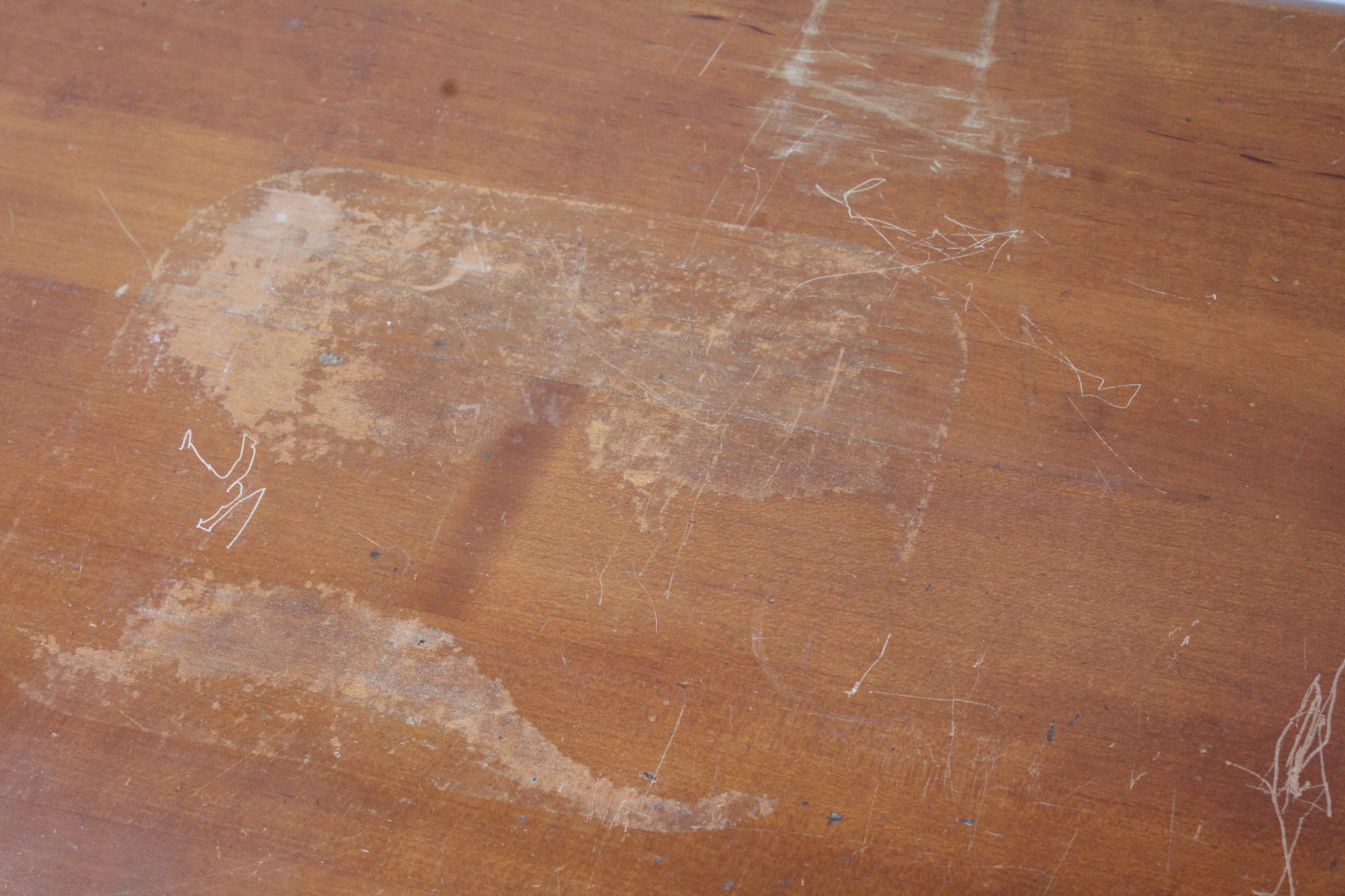 Vintage Wooden Kneehole Desk