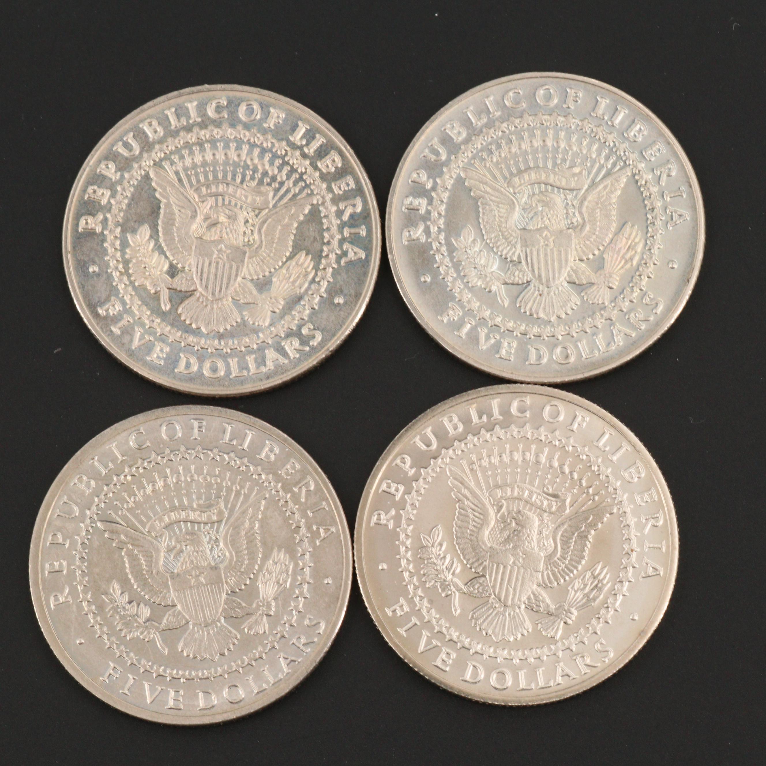 Thirty-One U.S. Coins and One U.S. Currency Note