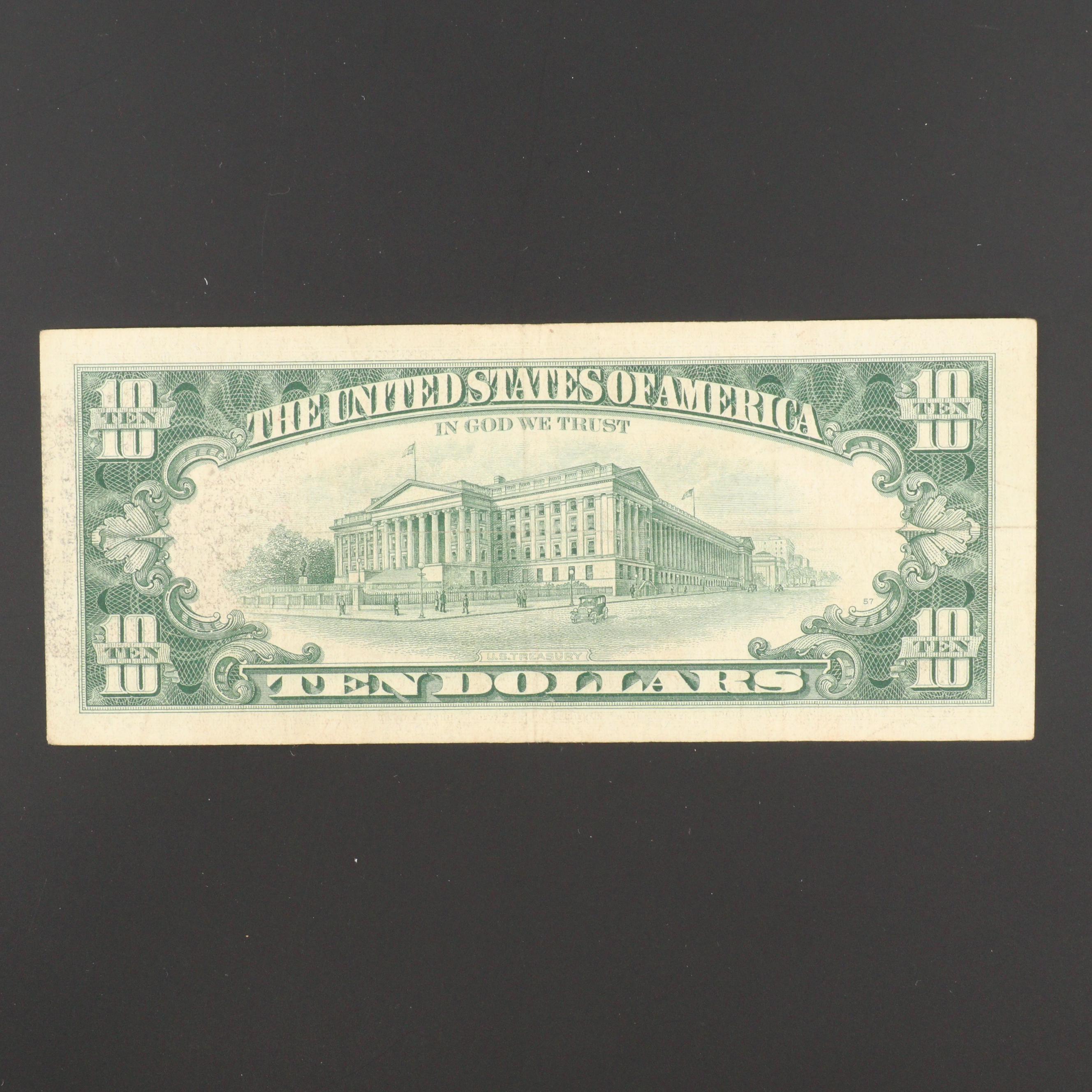 Thirty-One U.S. Coins and One U.S. Currency Note
