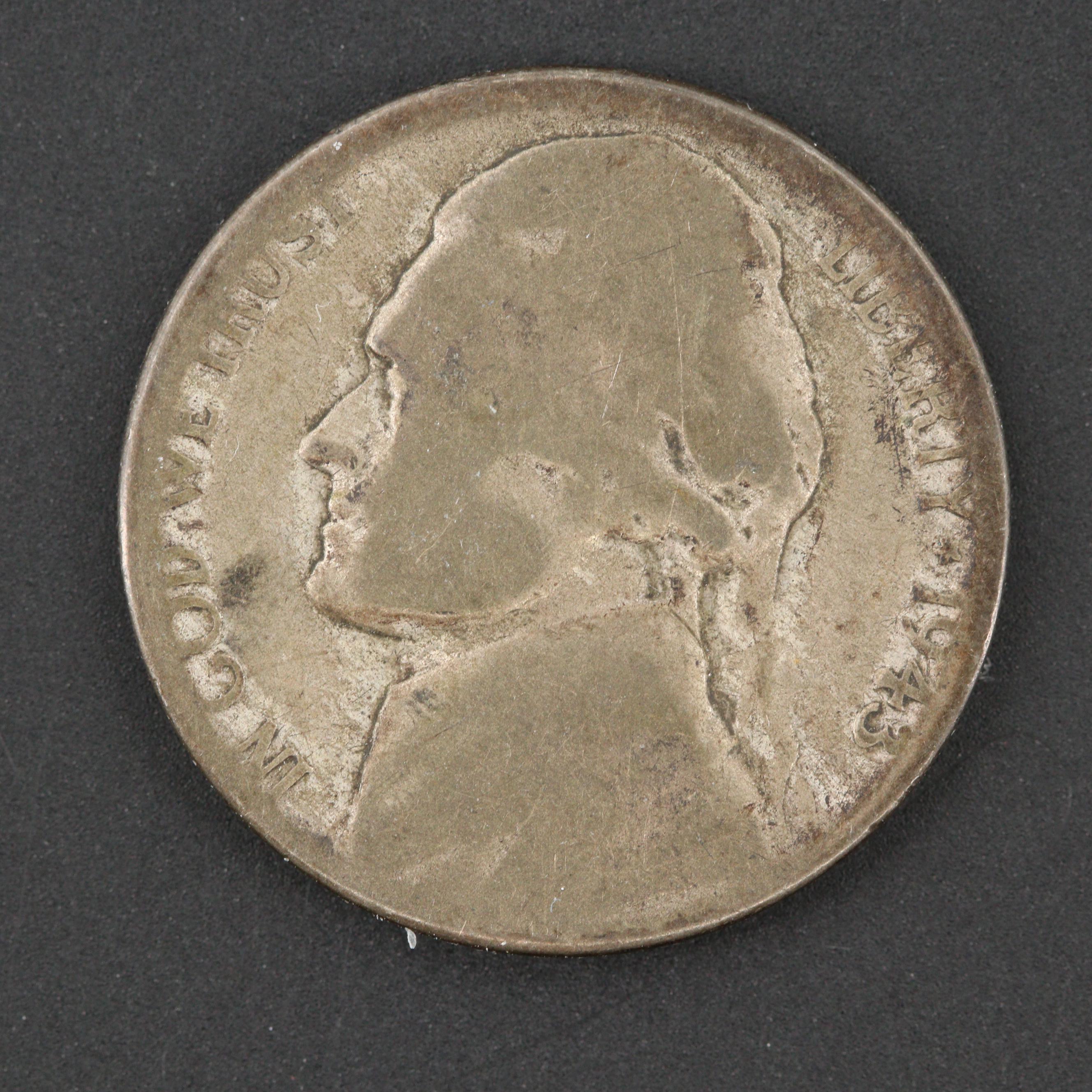 Thirty-One U.S. Coins and One U.S. Currency Note