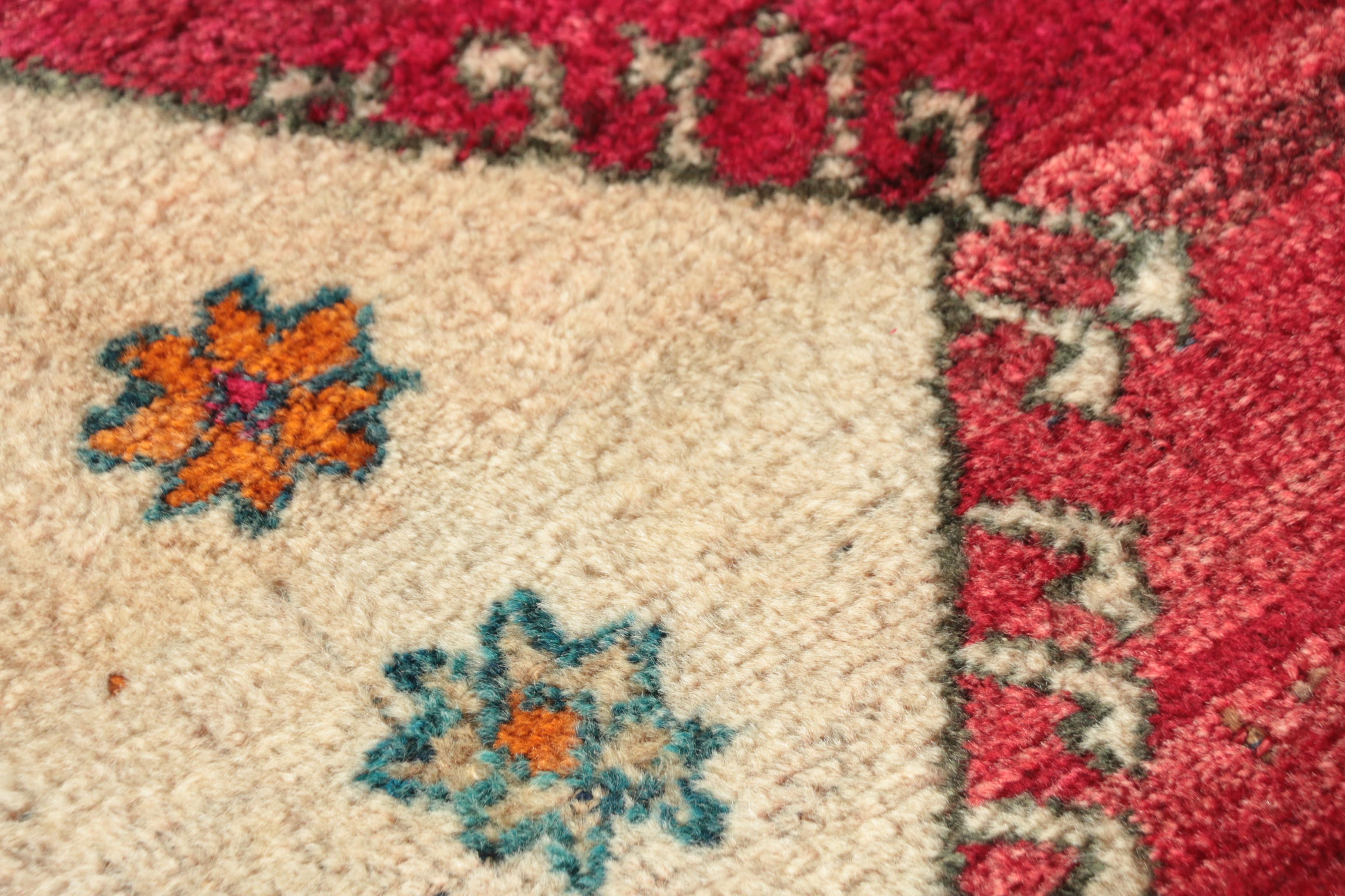 Hand-Knotted Persian Village Wool Area Rug