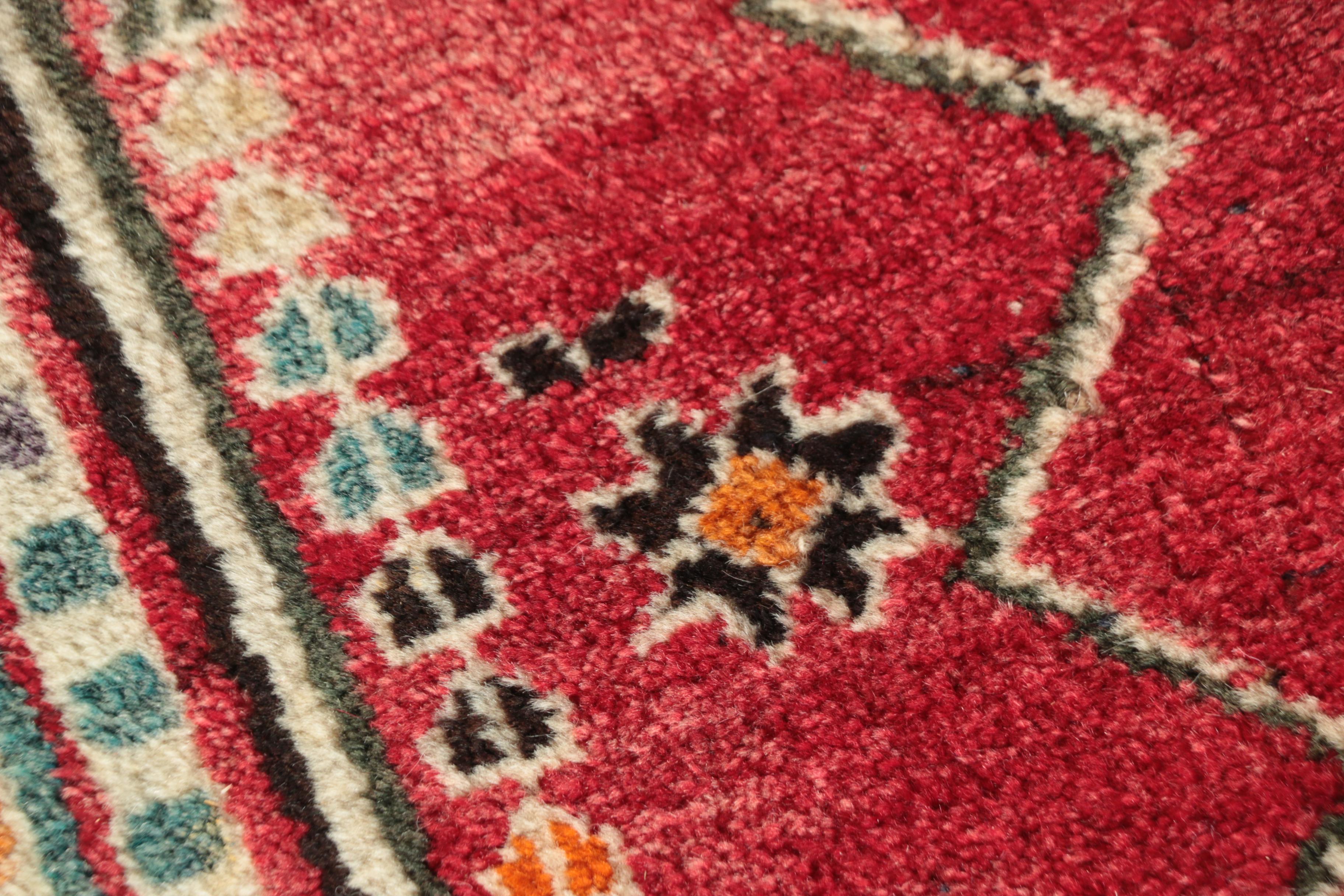 Hand-Knotted Persian Village Wool Area Rug