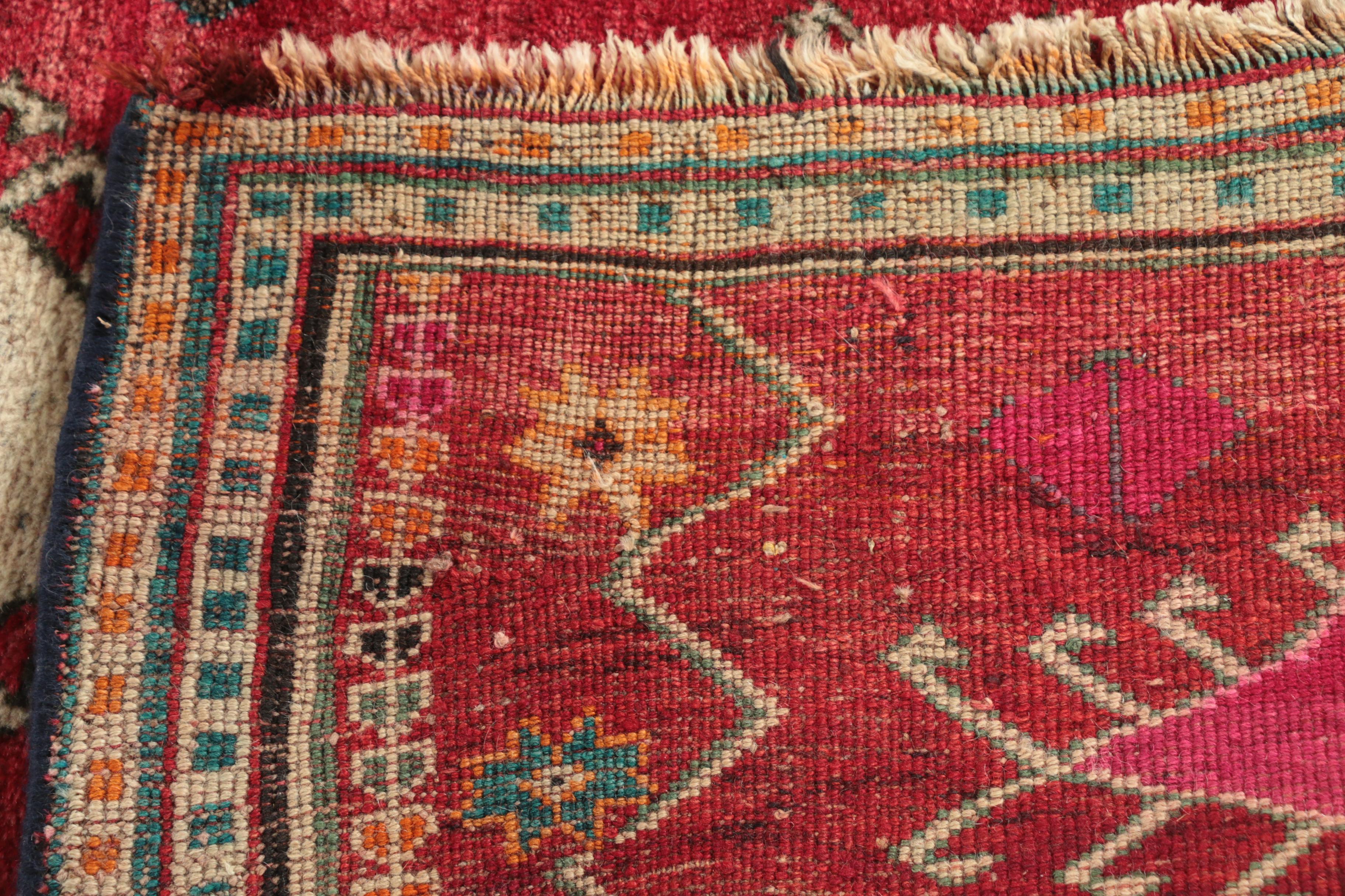 Hand-Knotted Persian Village Wool Area Rug