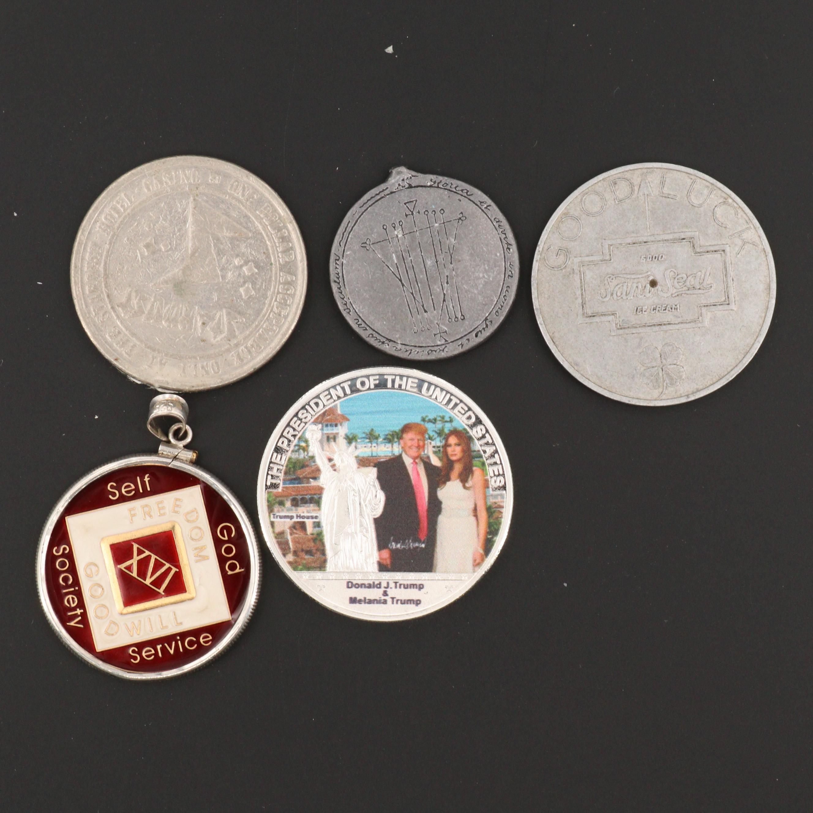 Seventeen Various Medals and Tokens