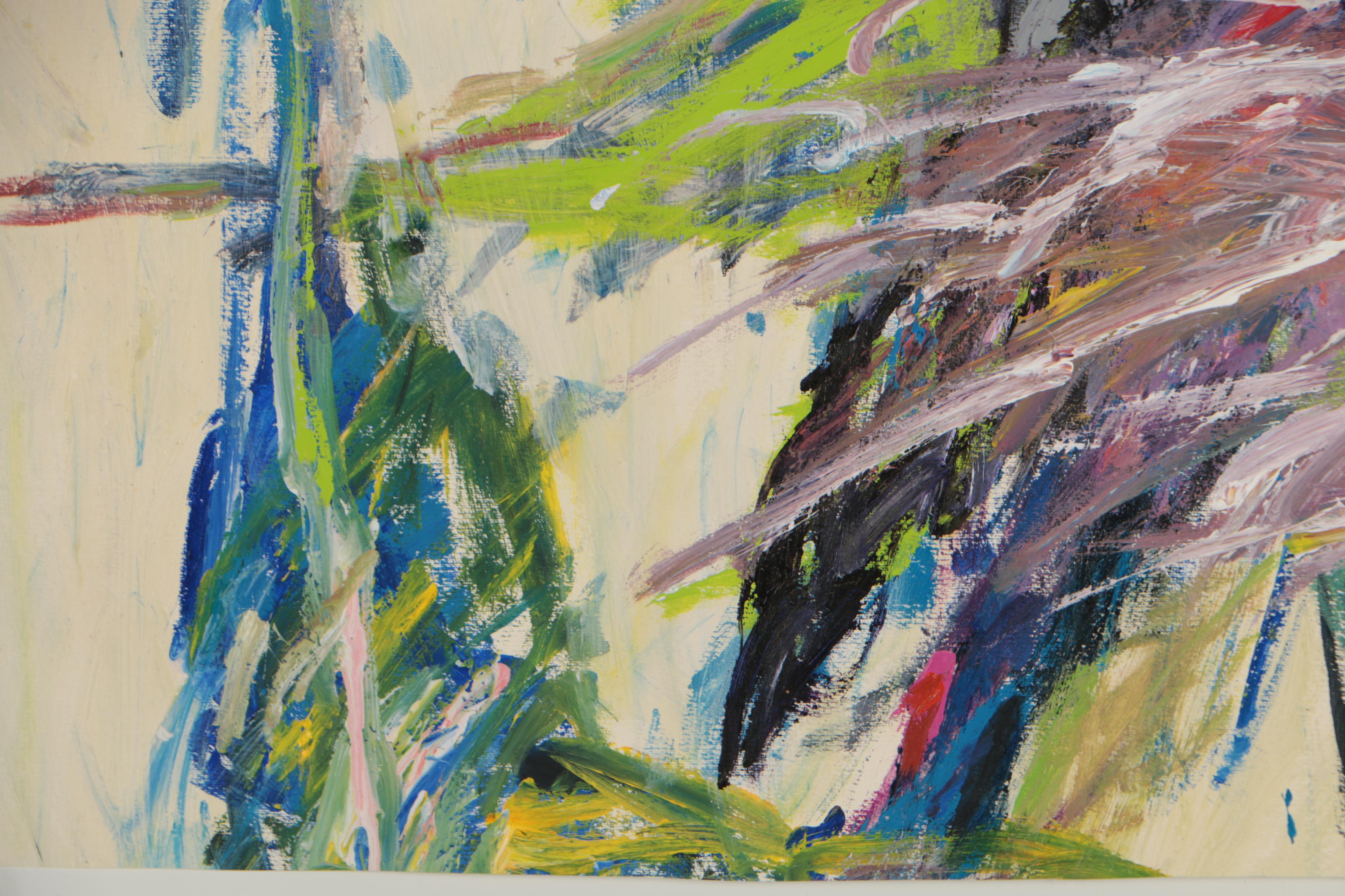 Esther Liu Abstract Acrylic Painting