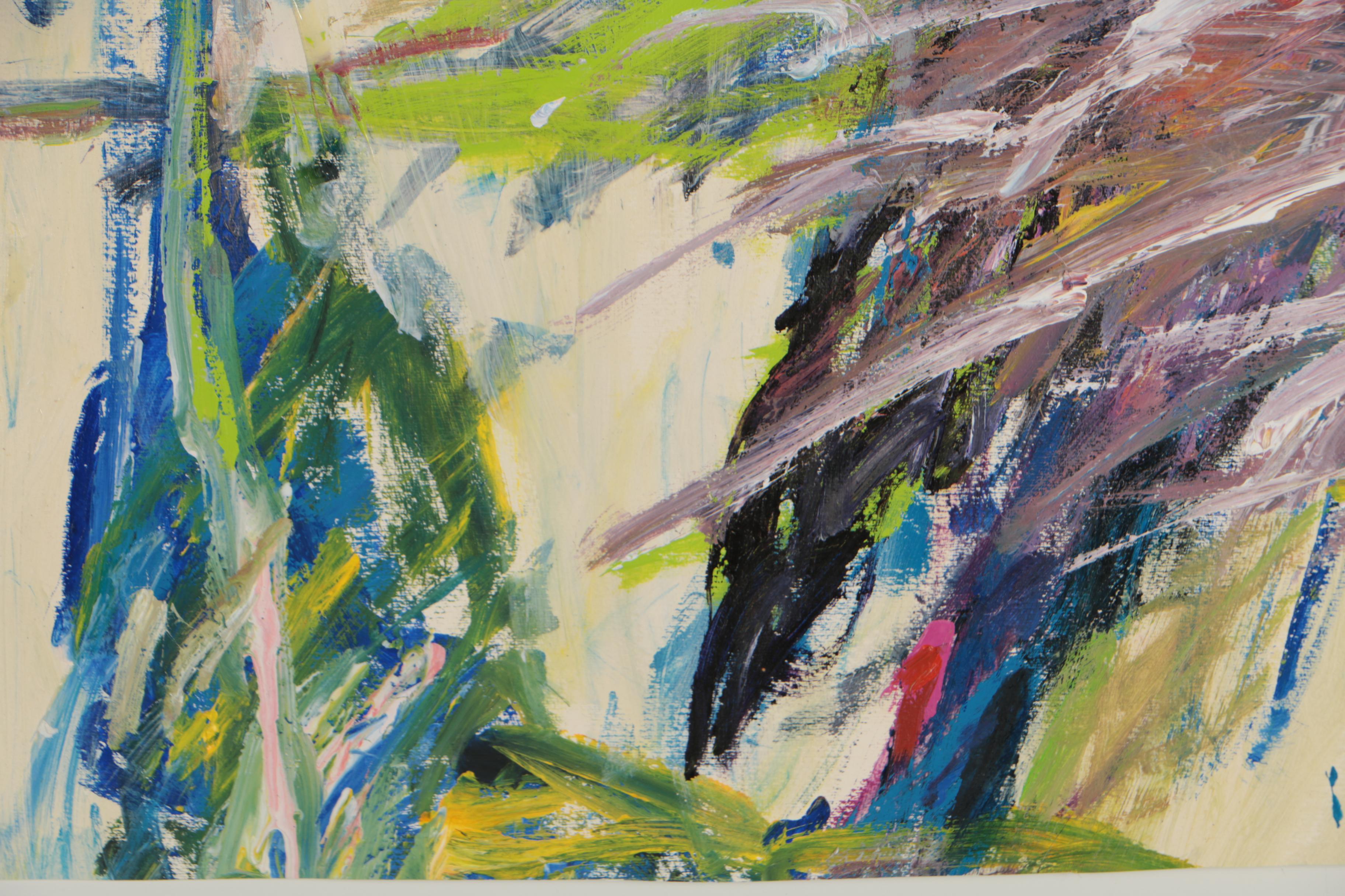 Esther Liu Abstract Acrylic Painting