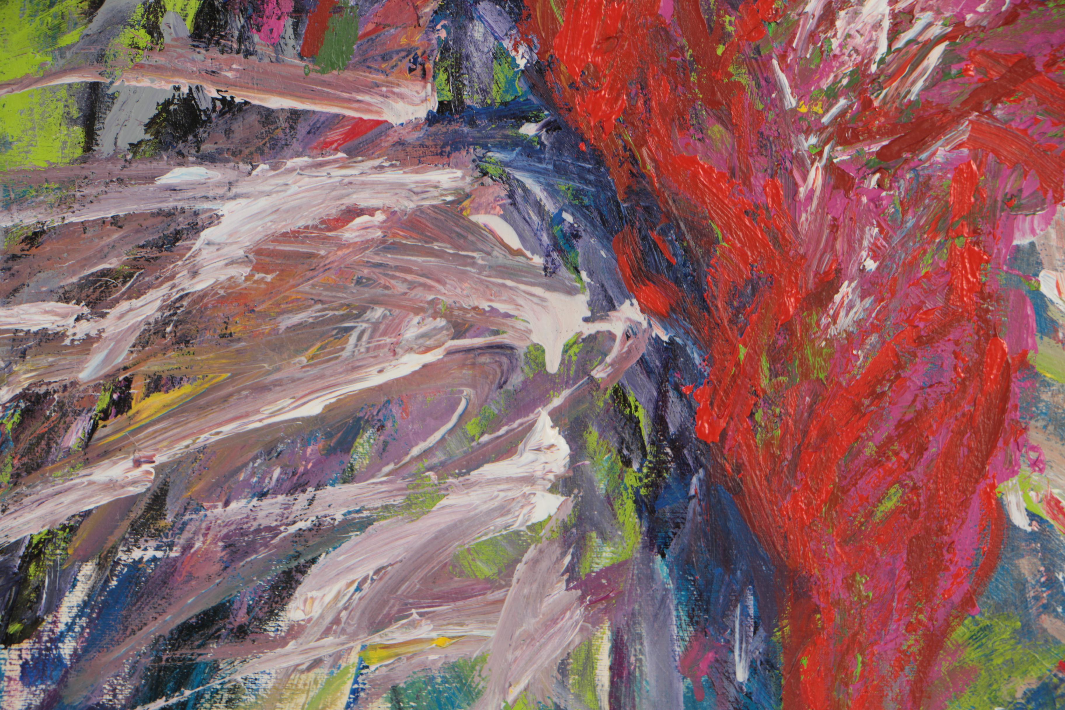 Esther Liu Abstract Acrylic Painting