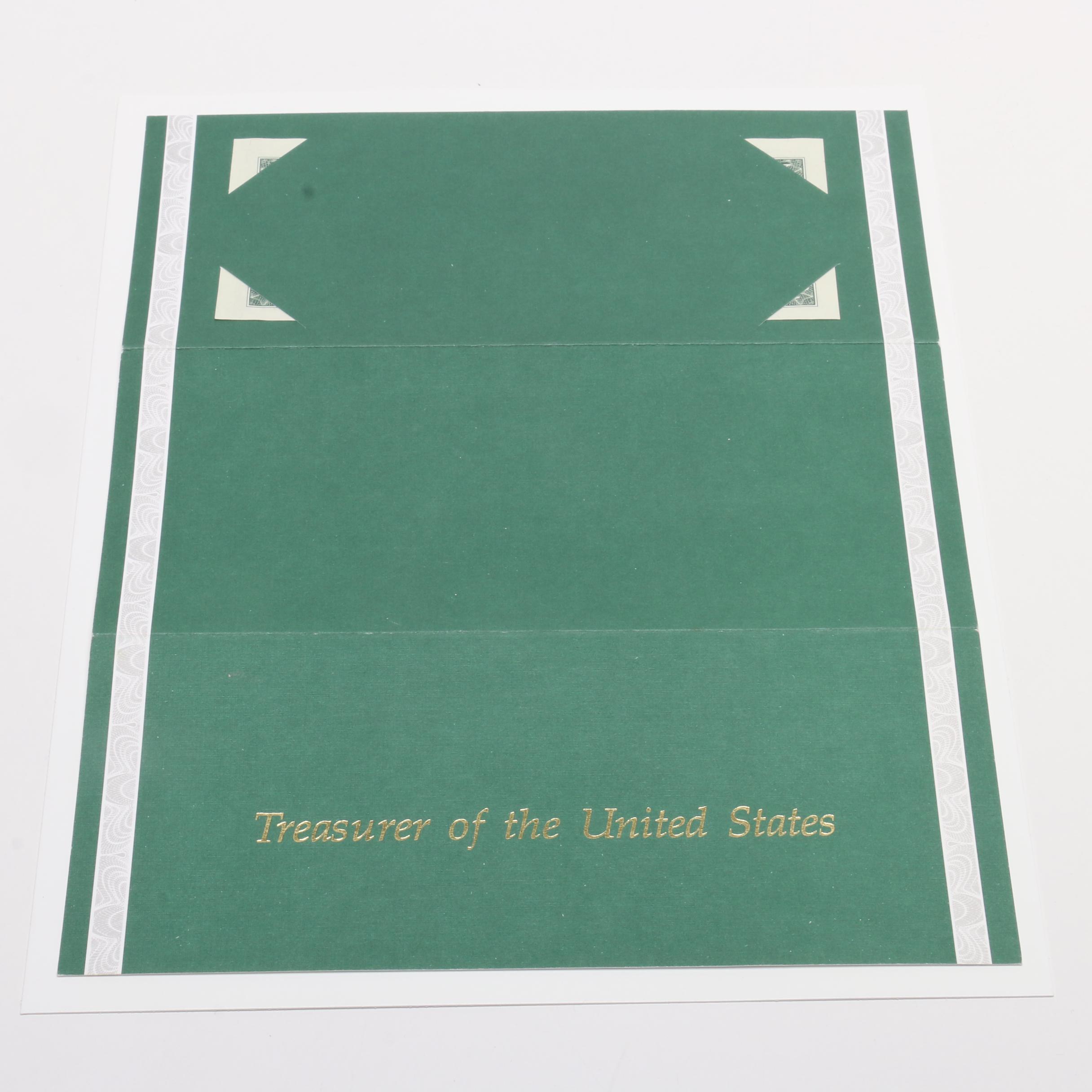 Mary Ellen Withrow, Treasurer of the United States, Autographed $1 Banknote