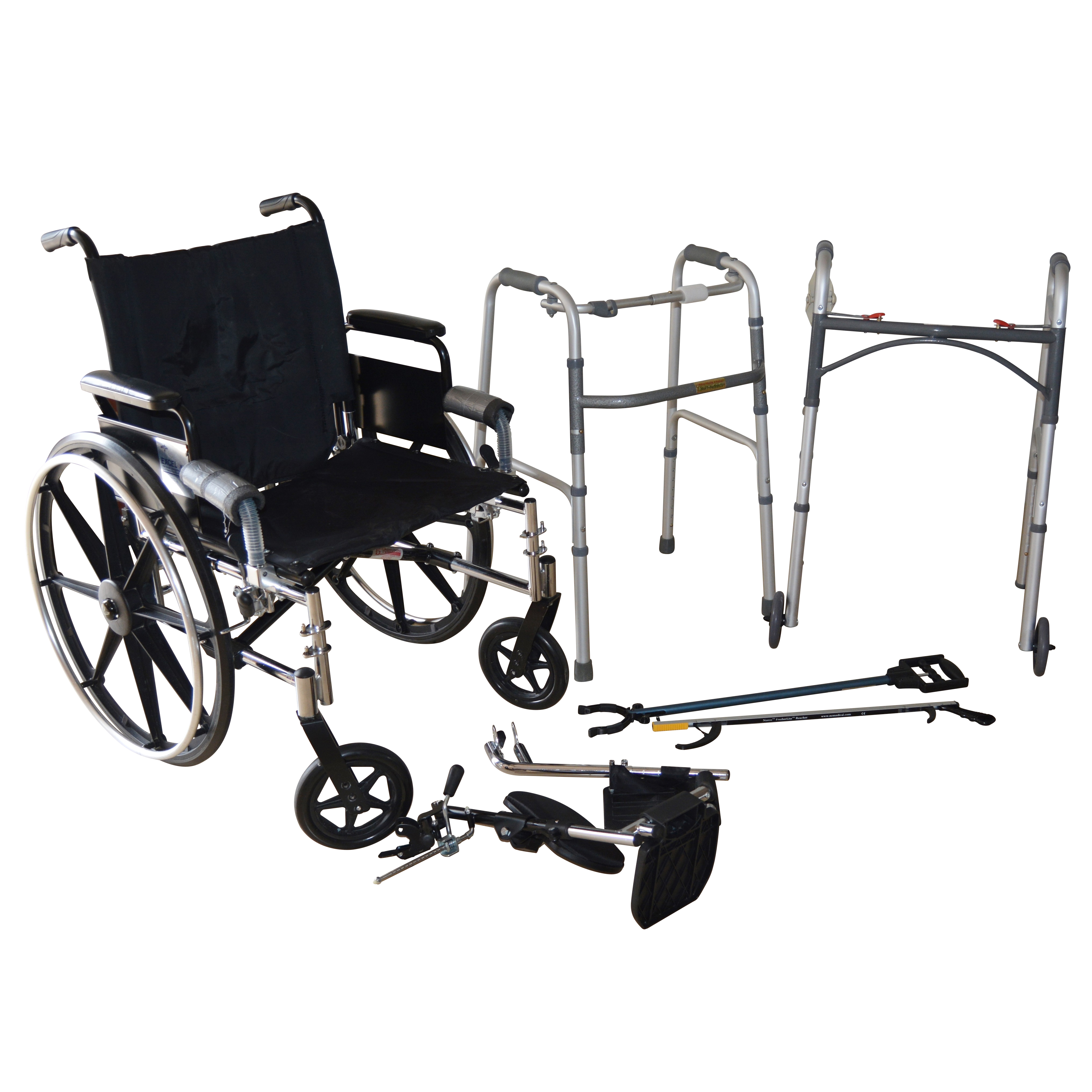 Medline Excel K4QR Lightweight Wheelchair and Walkers