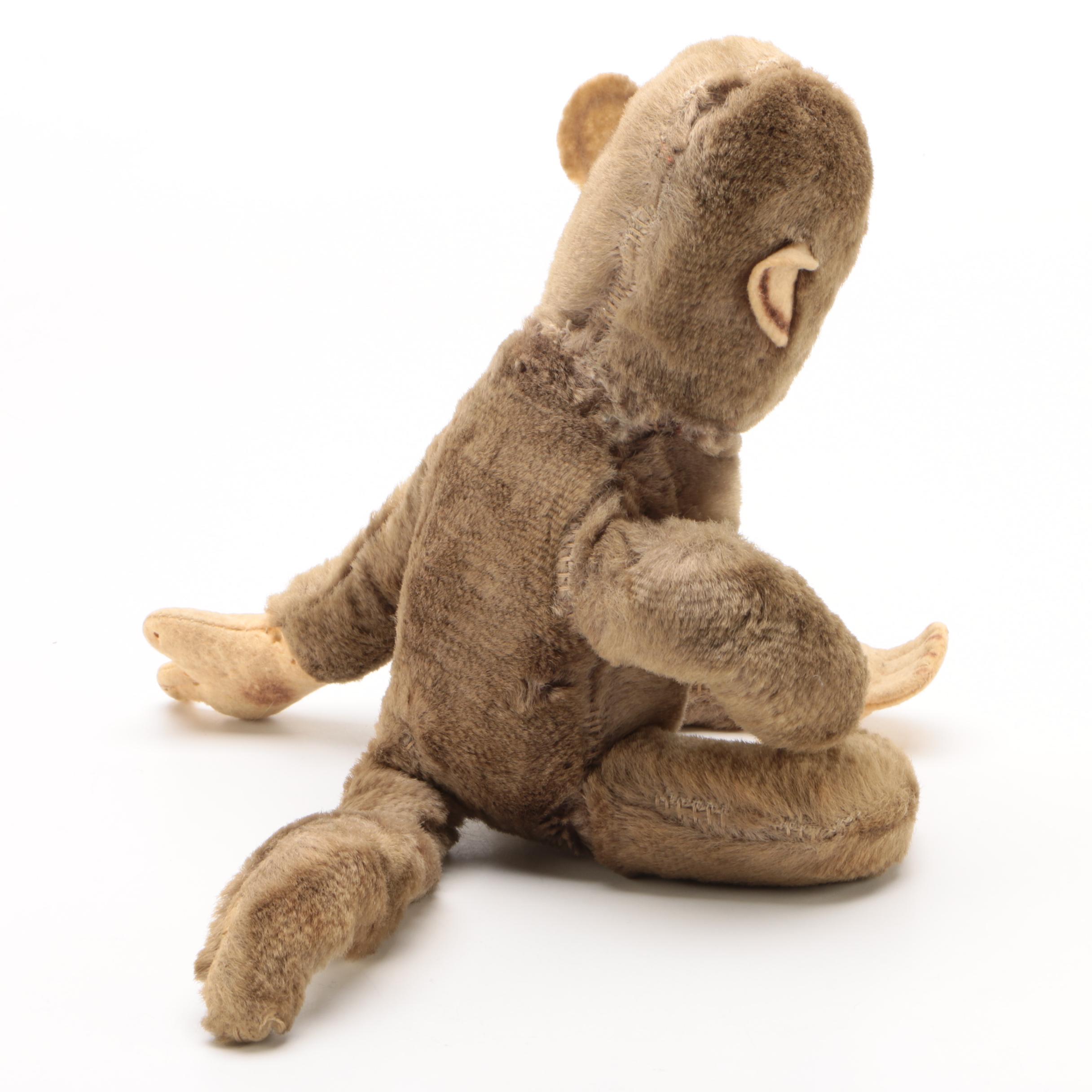 Vintage Mohair Monkey with Sleepy Eyes
