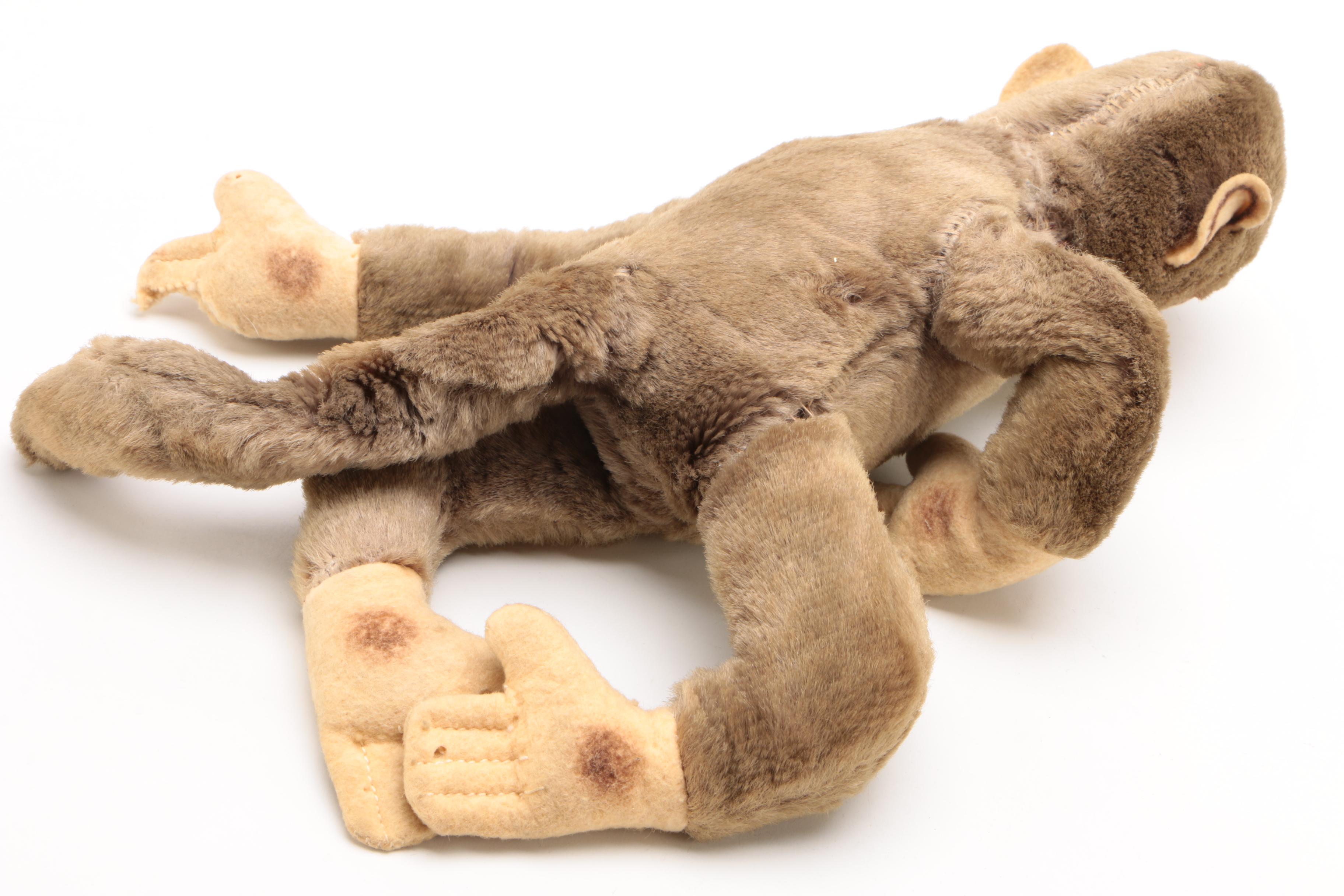 Vintage Mohair Monkey with Sleepy Eyes