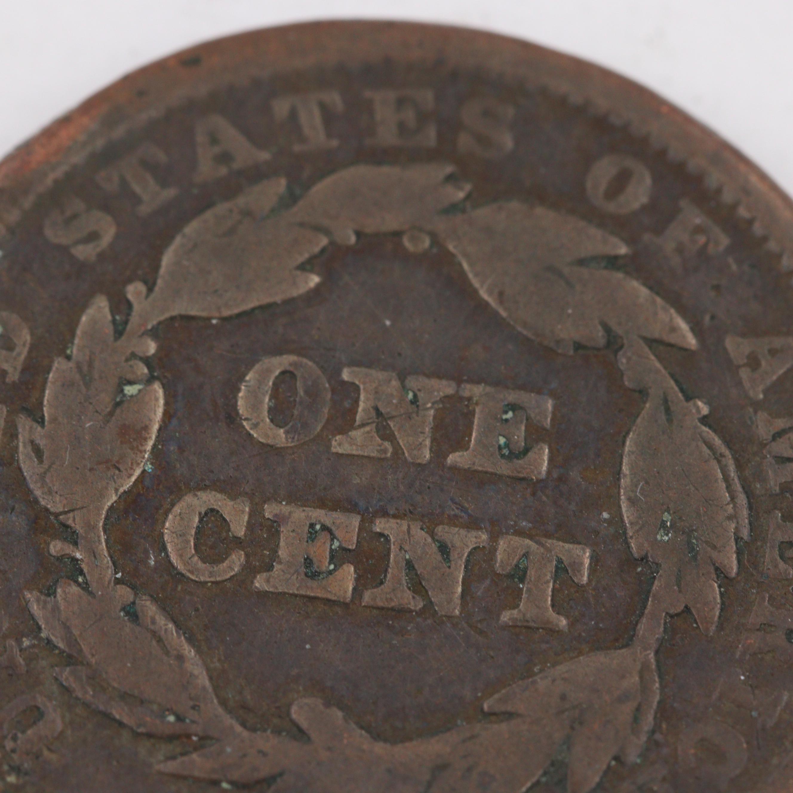 1840 Braided Hair Large Cent