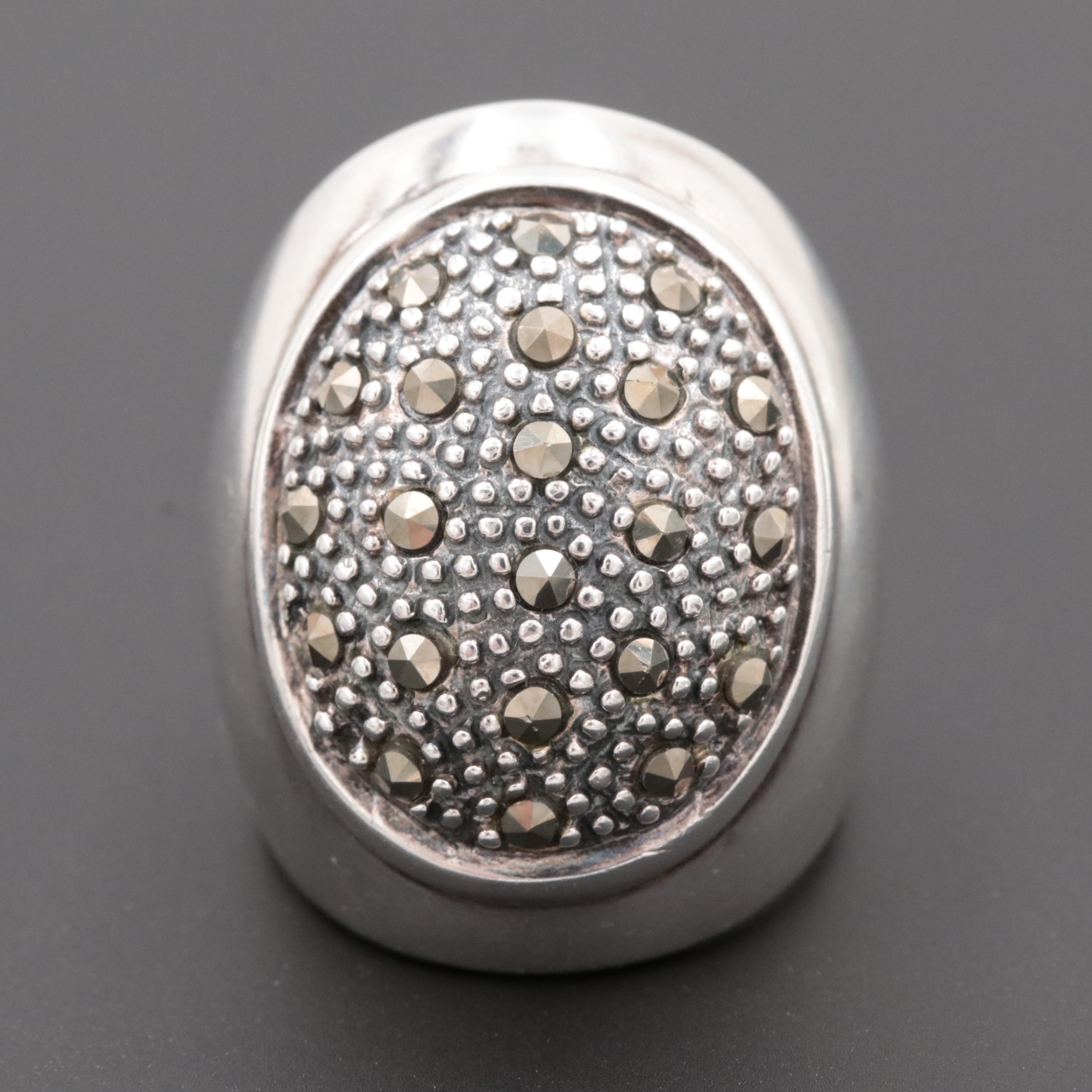 Sterling Silver Marcasite Ring