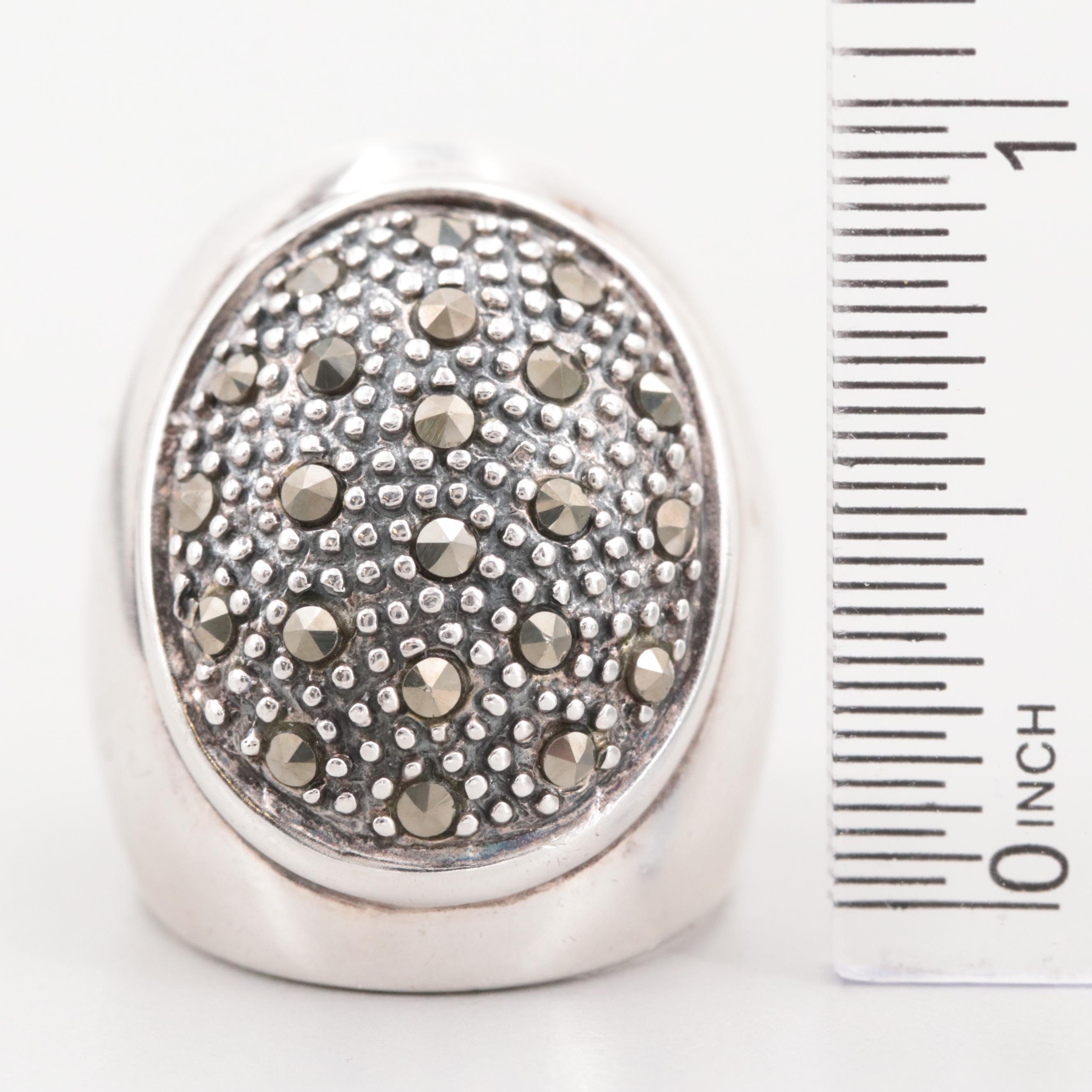 Sterling Silver Marcasite Ring