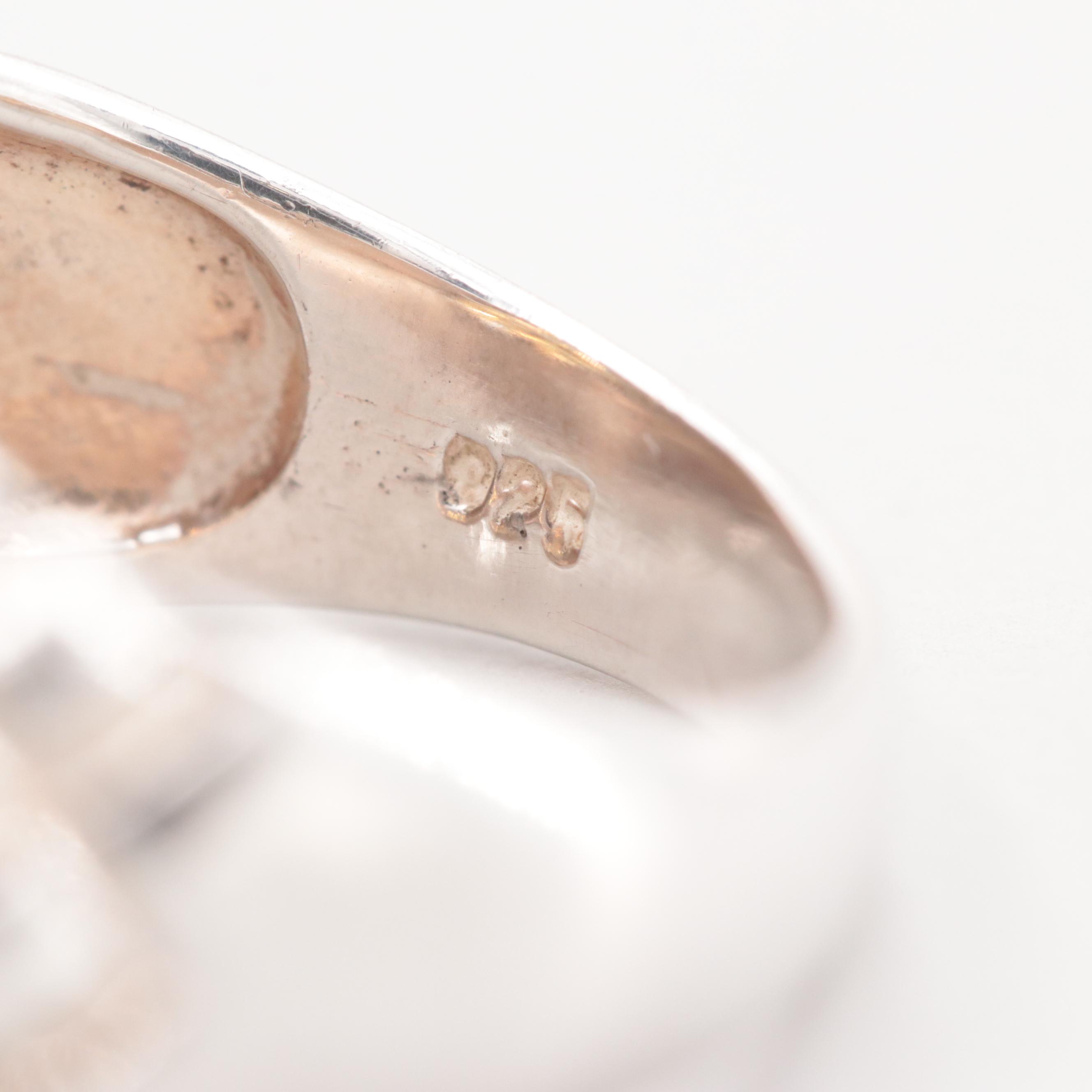 Sterling Silver Smoky Quartz Ring