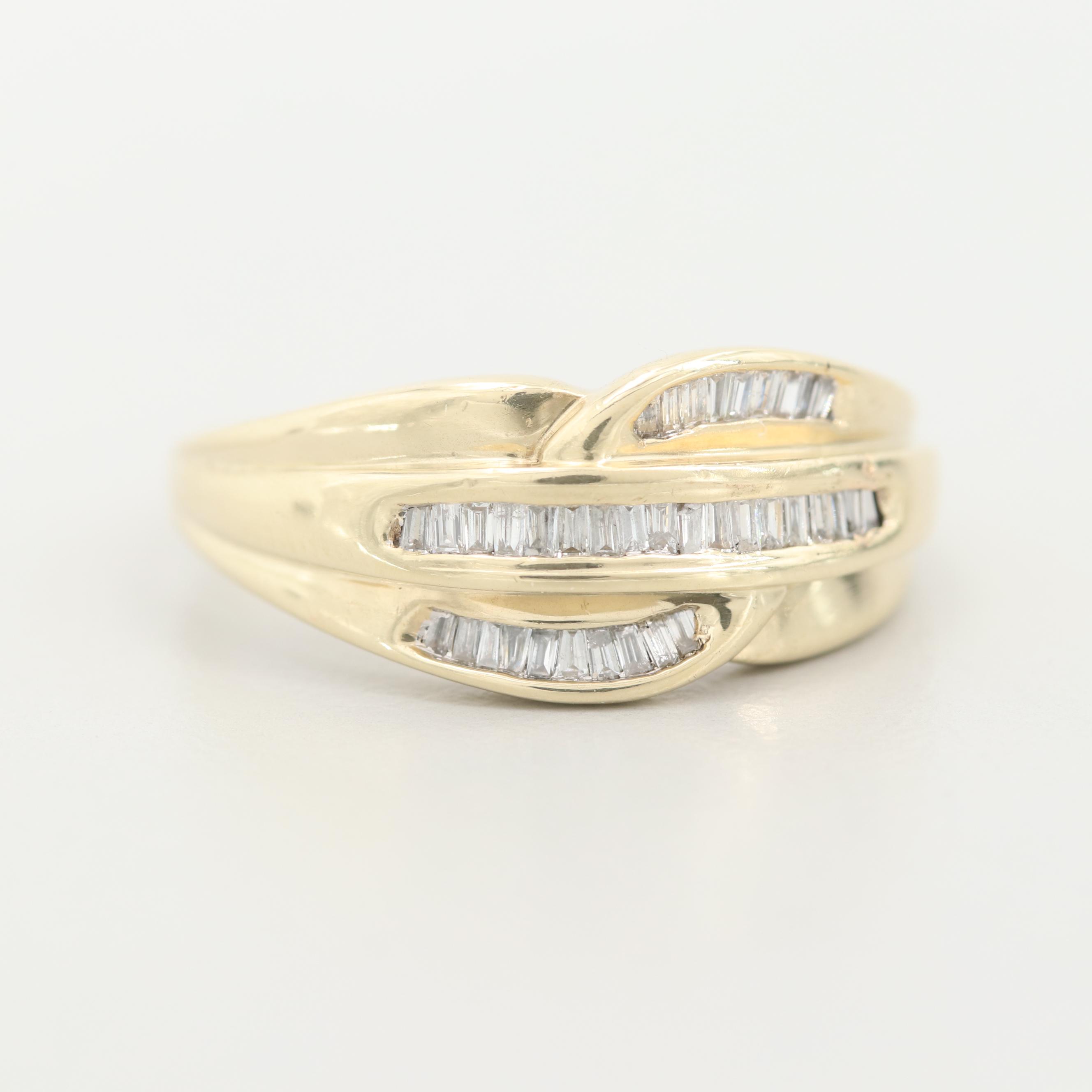 10K Yellow Gold Diamond Ring