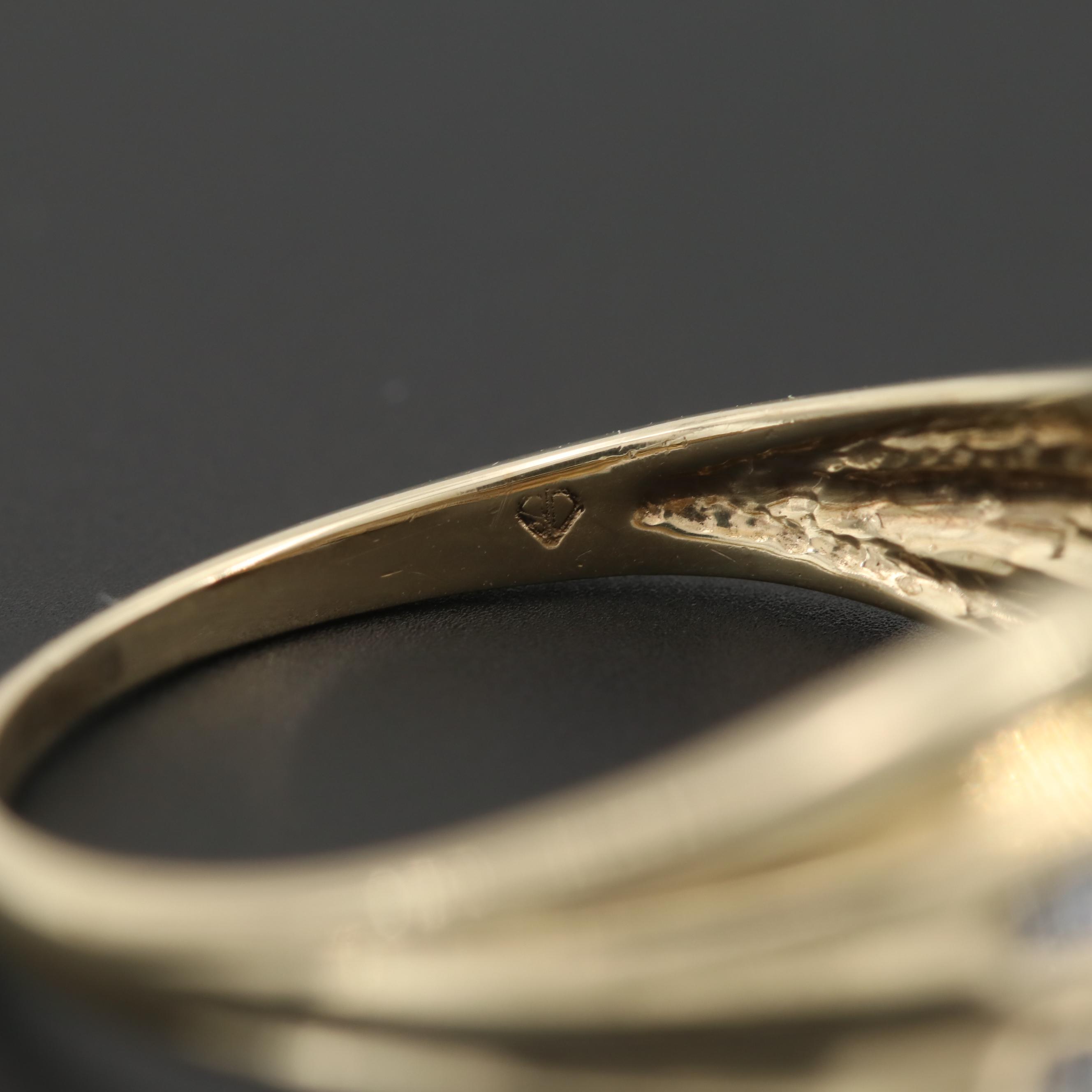 10K Yellow Gold Diamond Ring