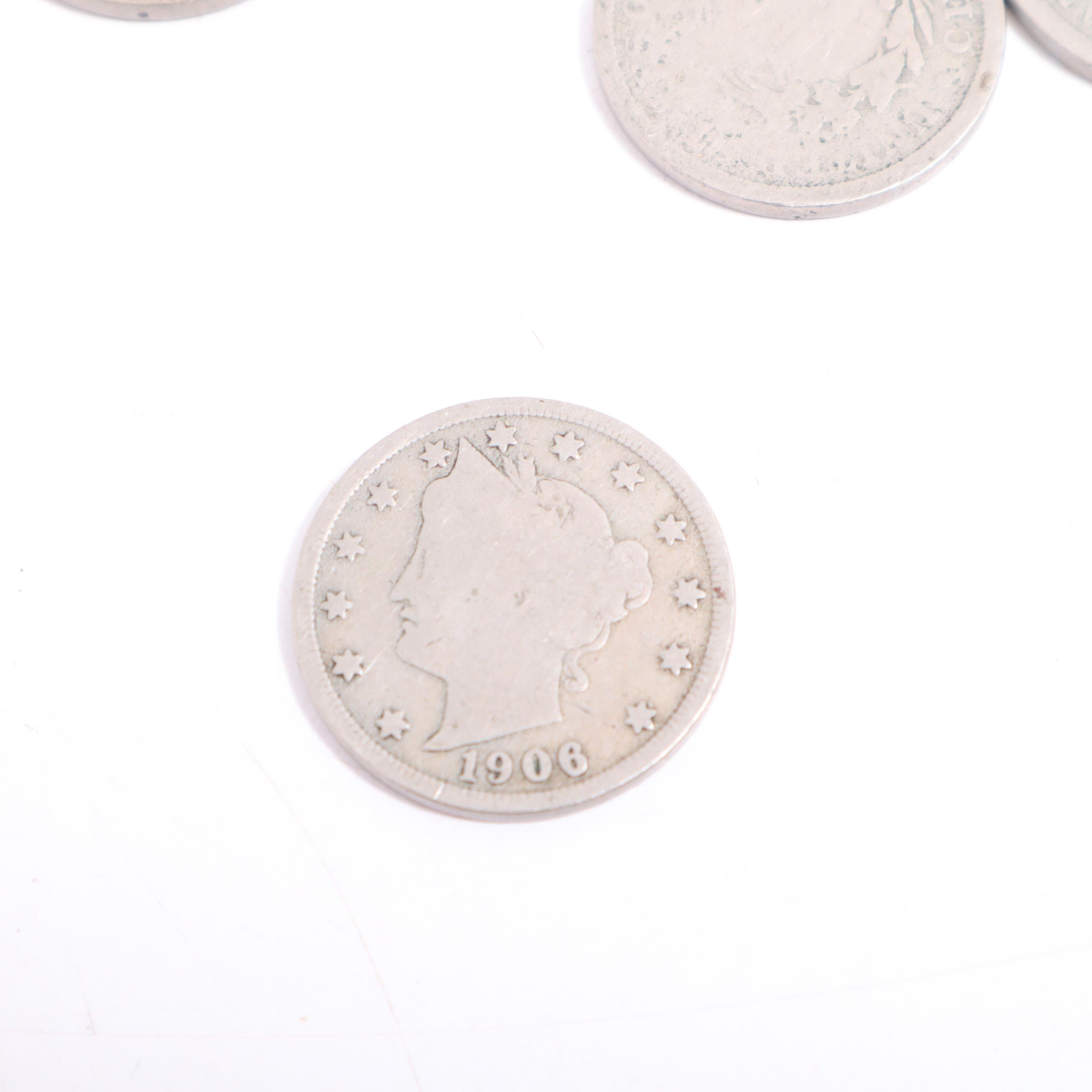 Liberty Head "V" Nickle Coins