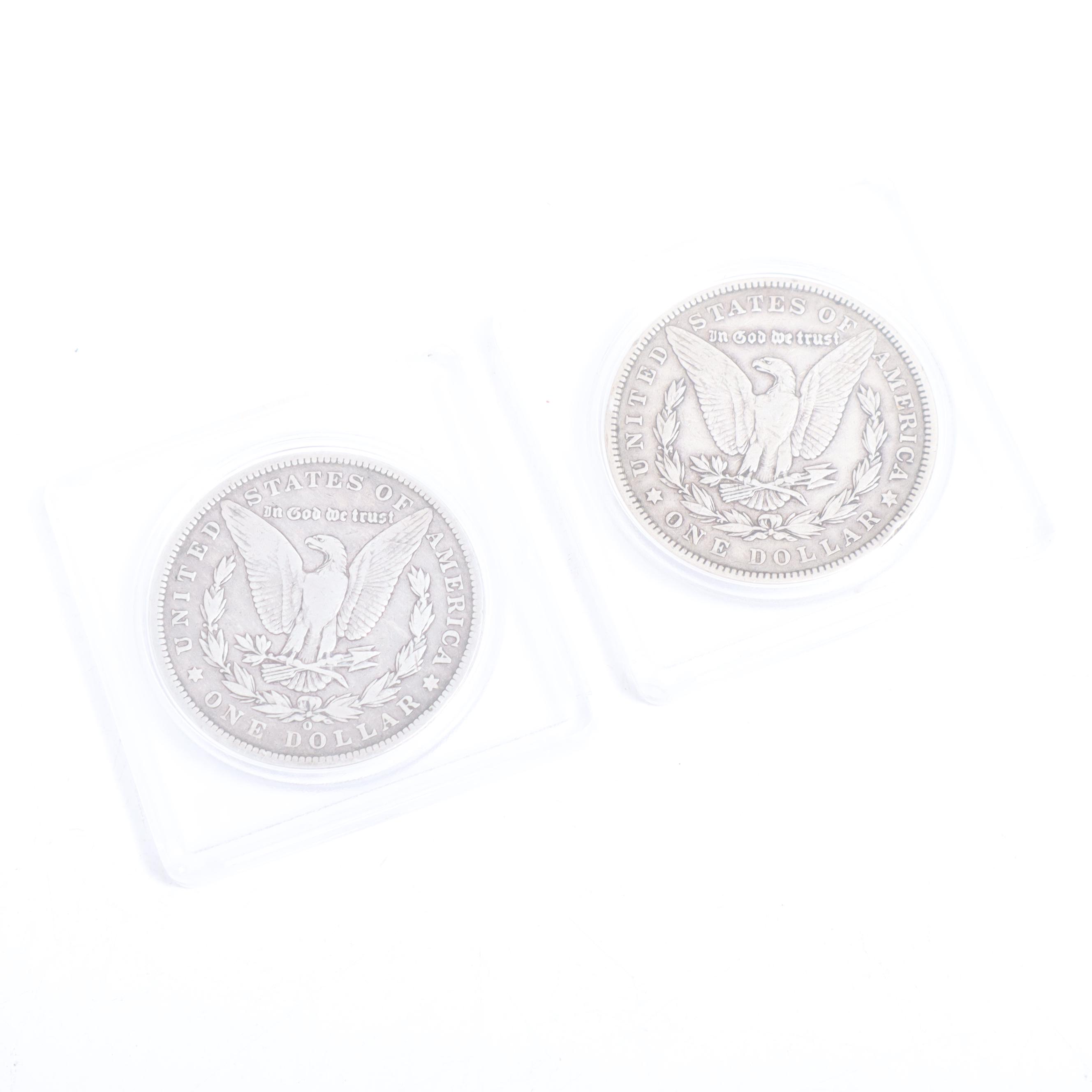 1900-O and 1904 Morgan Silver Dollars
