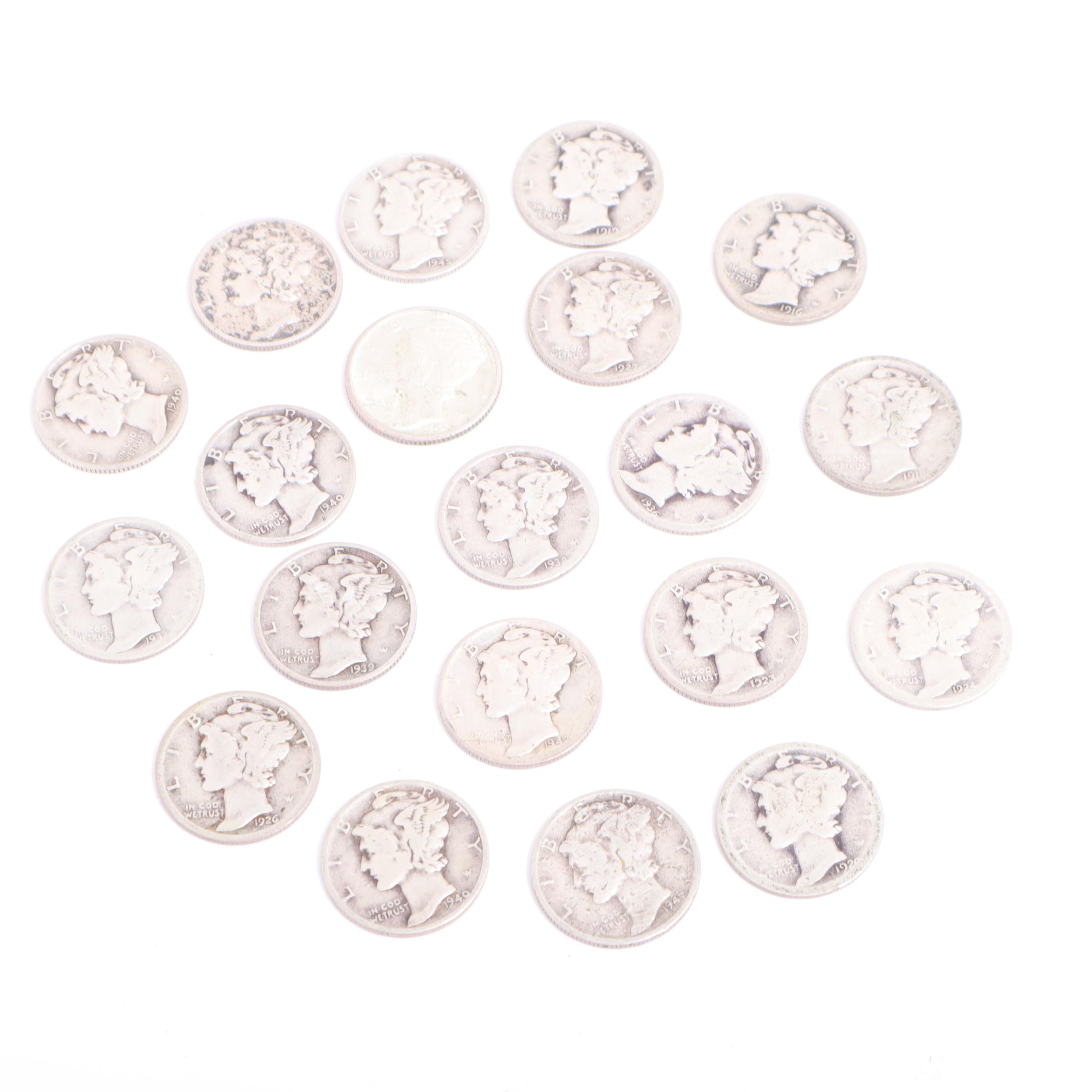 Mercury Silver Dimes