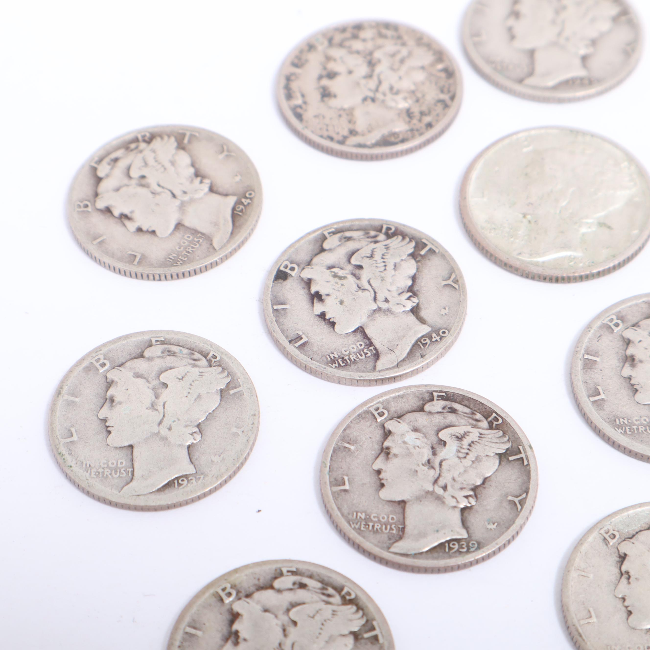 Mercury Silver Dimes