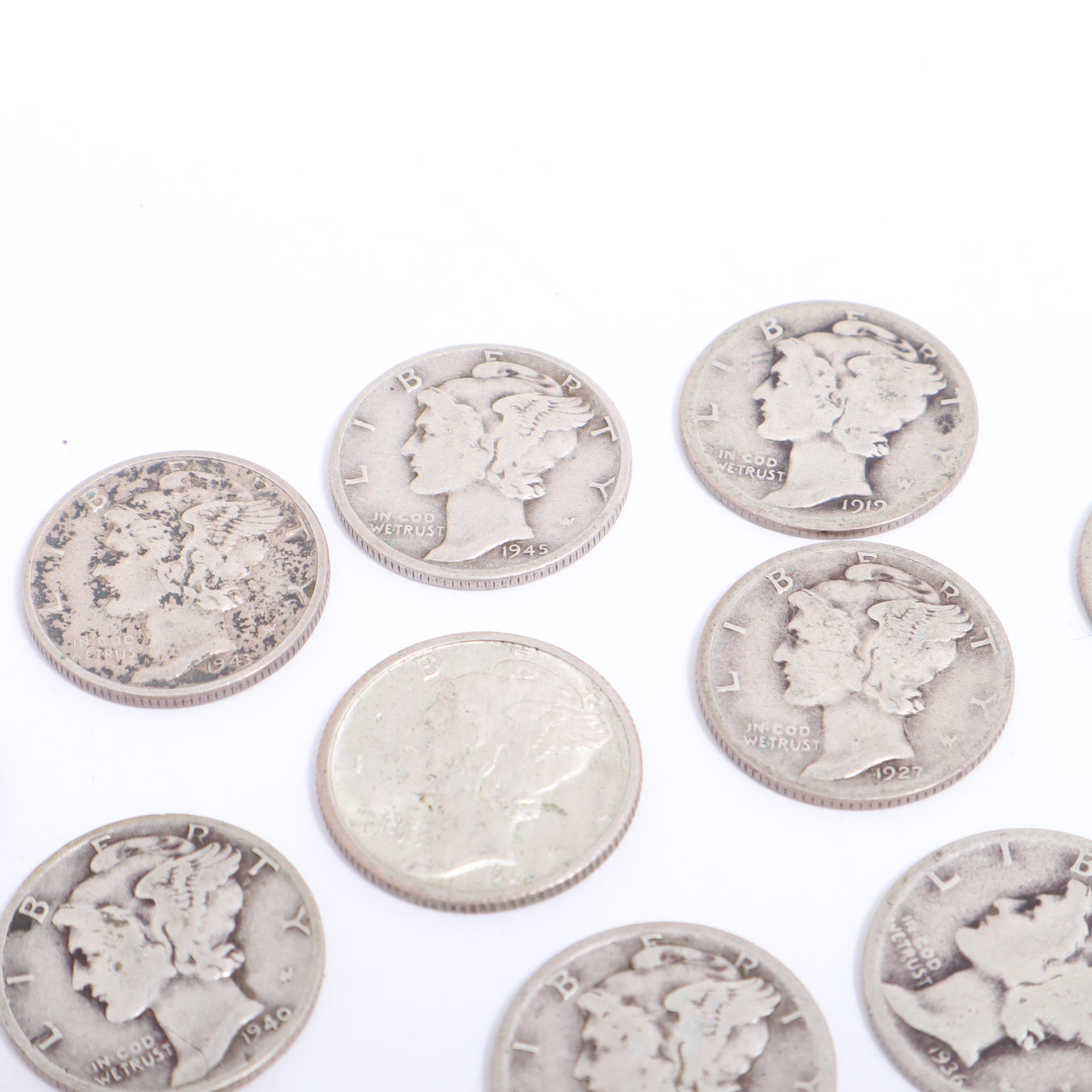 Mercury Silver Dimes