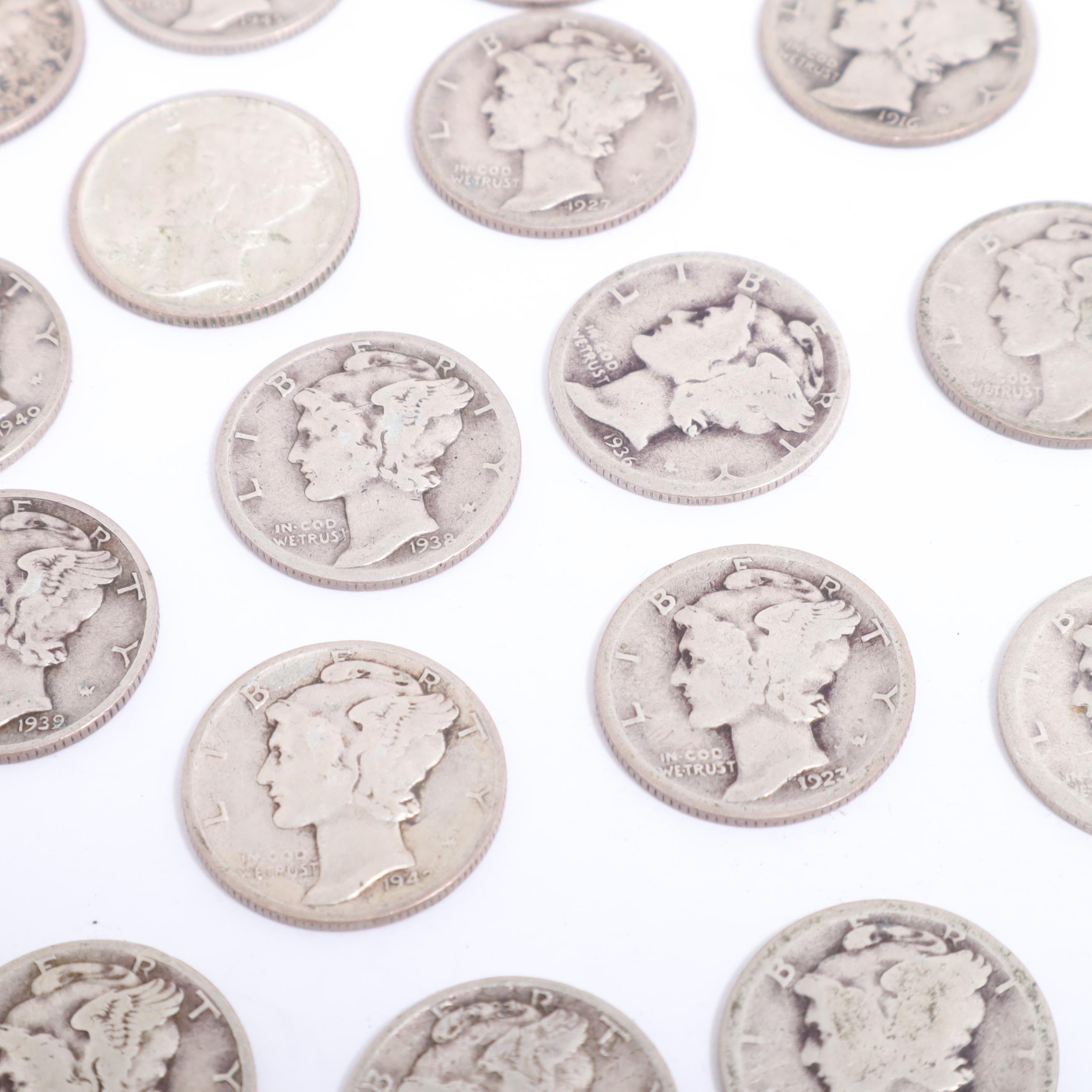 Mercury Silver Dimes