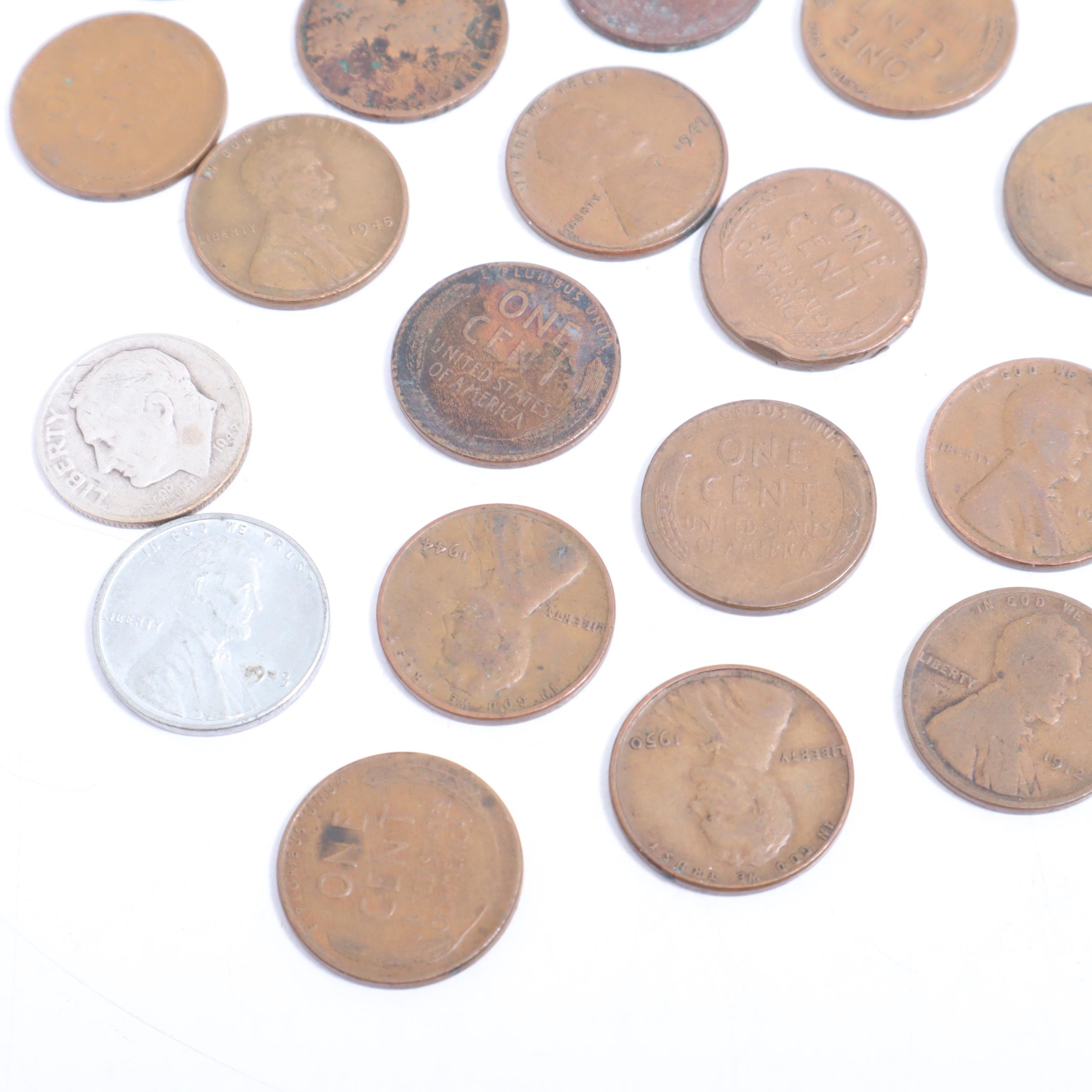 Lincoln Head Wheat Reverse Cents