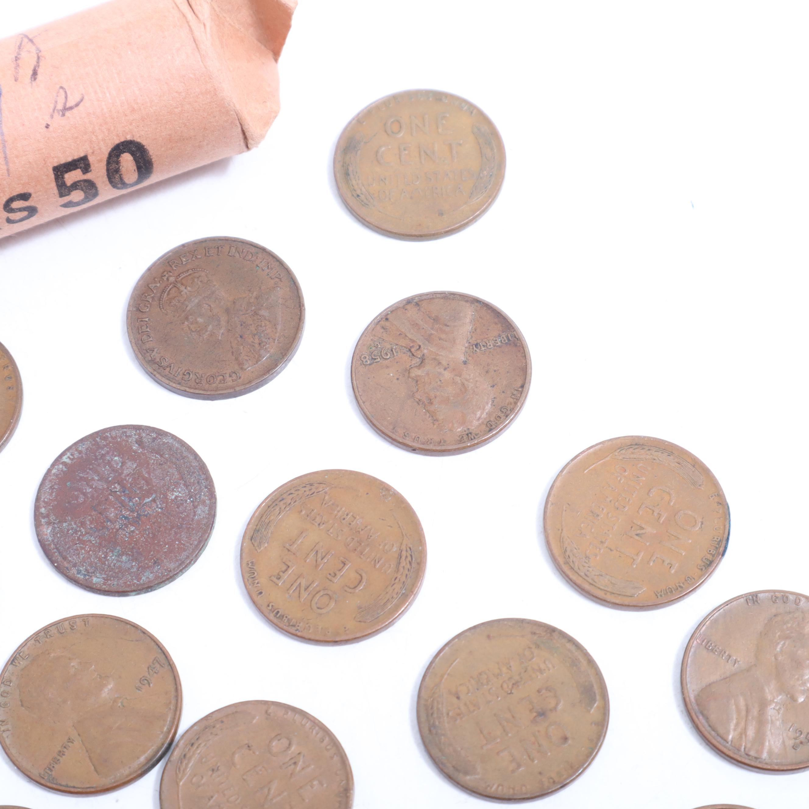 Lincoln Head Wheat Reverse Cents