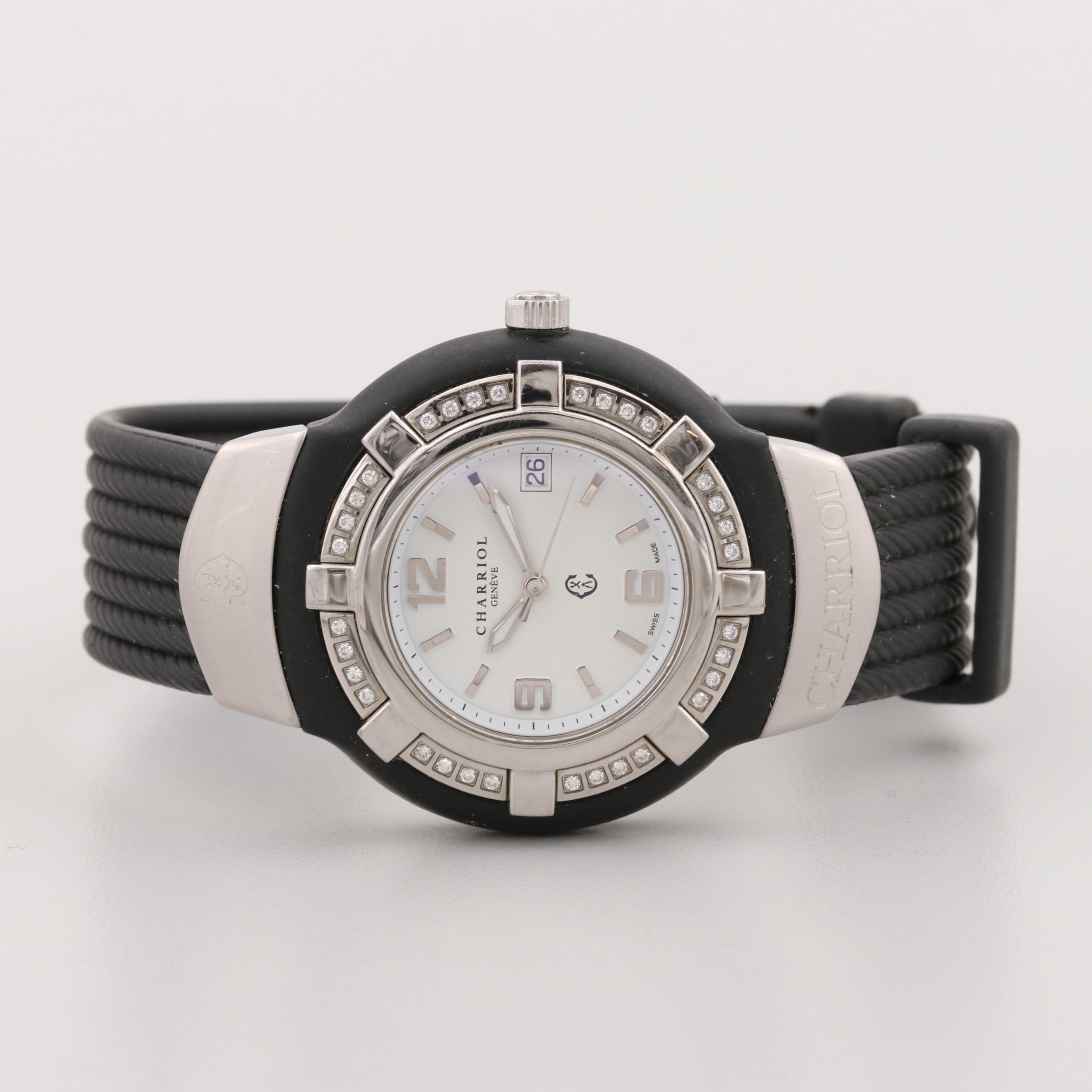 Charriol Celtica Limited Edition Quartz Watch With Diamond Bezel