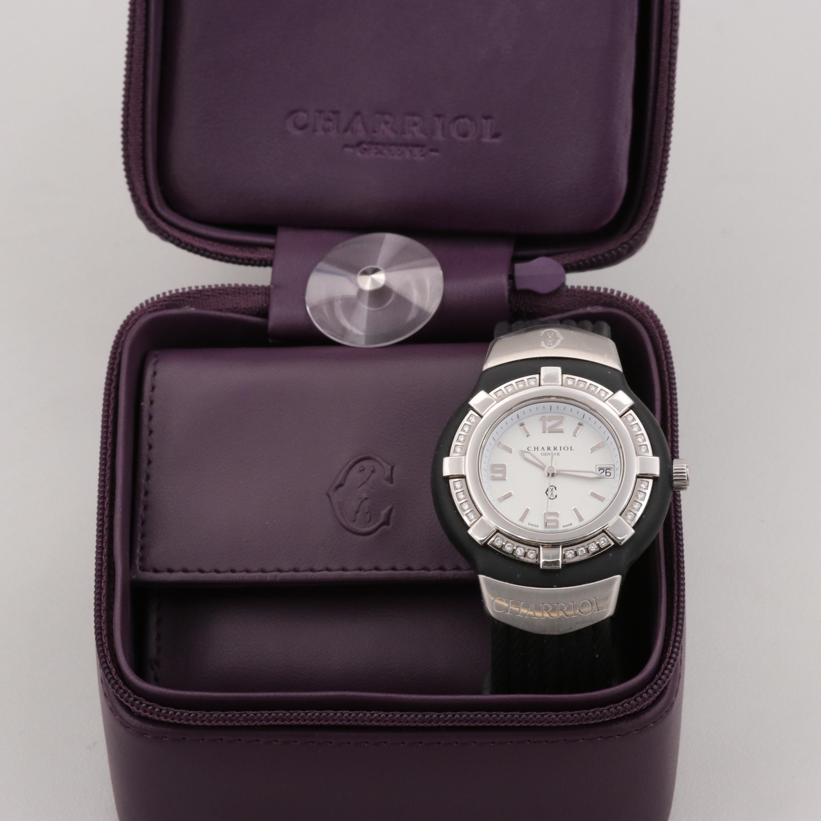 Charriol Celtica Limited Edition Quartz Watch With Diamond Bezel