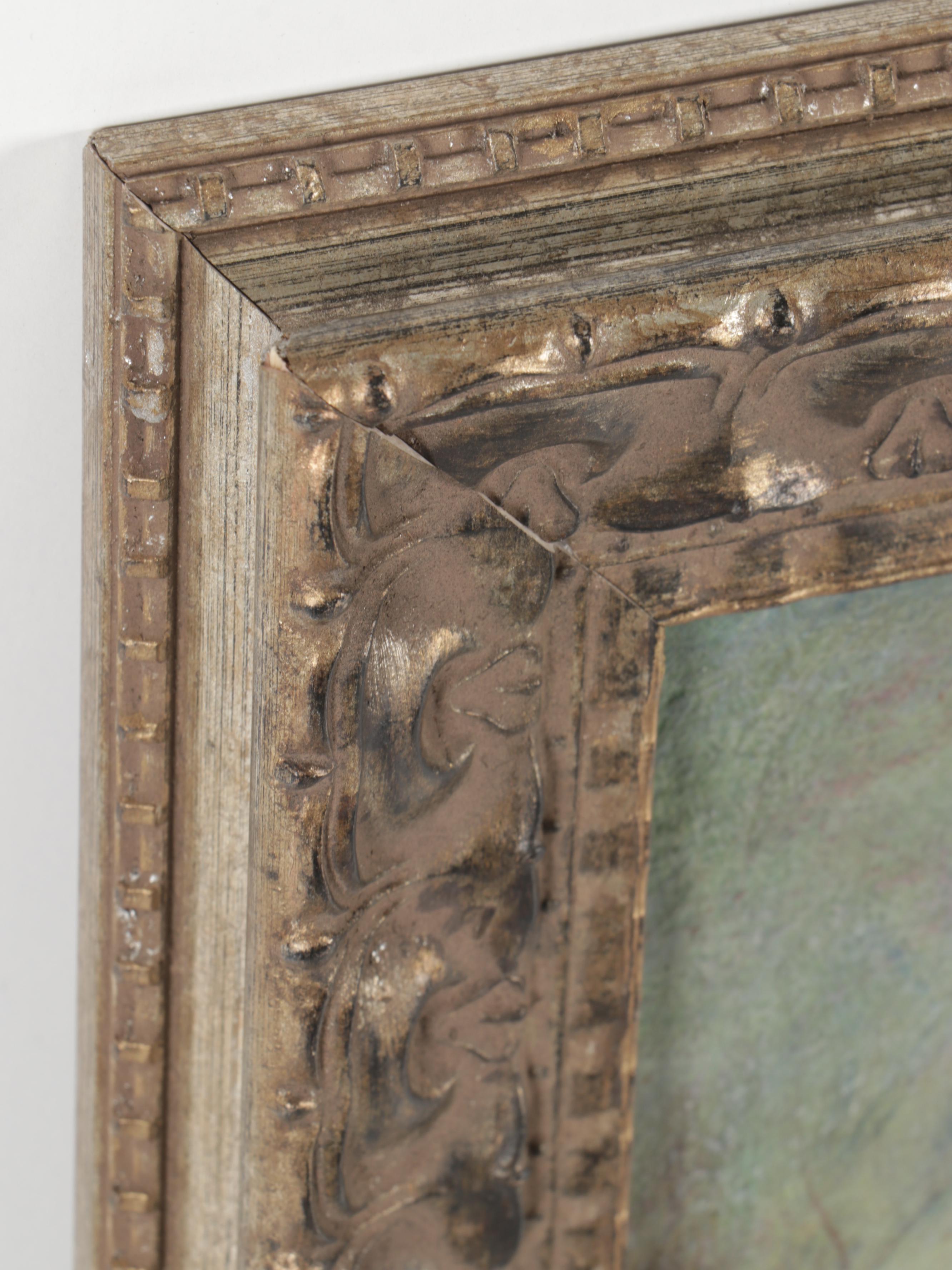 Charles Hoffbauer Parisian Cityscape Oil Painting