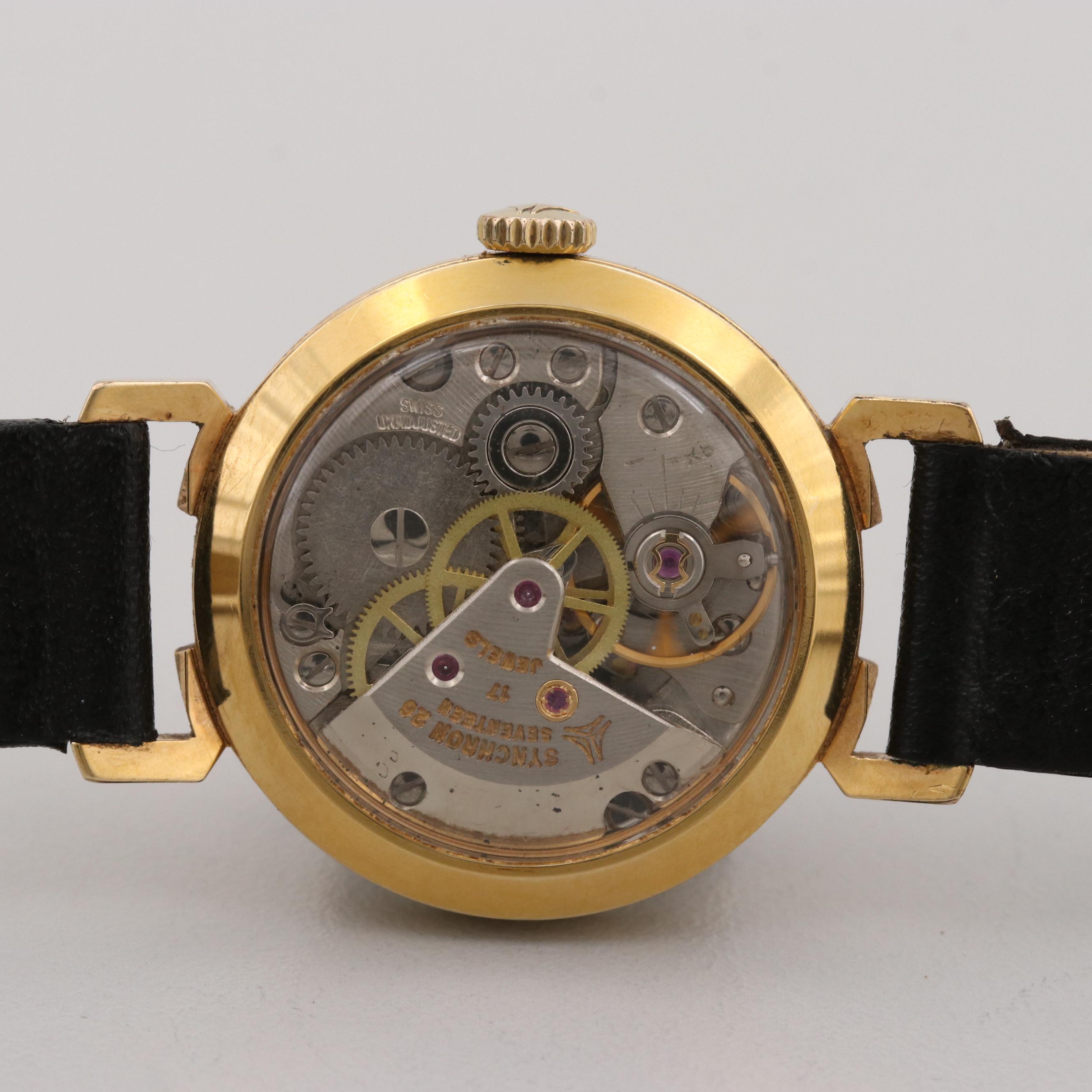 Vintage Ernest Borel Cocktail Gold Tone Watch