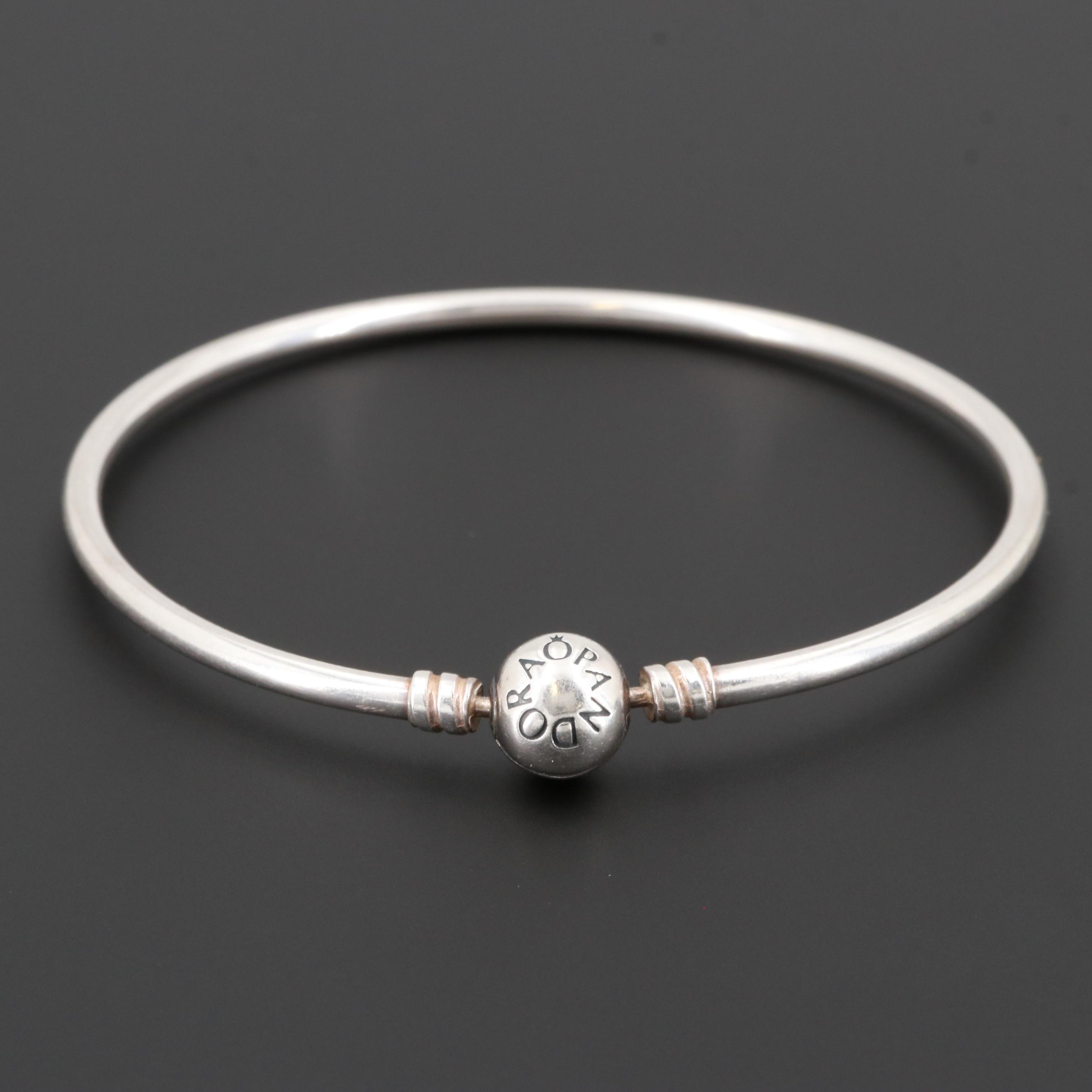 Pandora Sterling Silver Bangle Bracelet