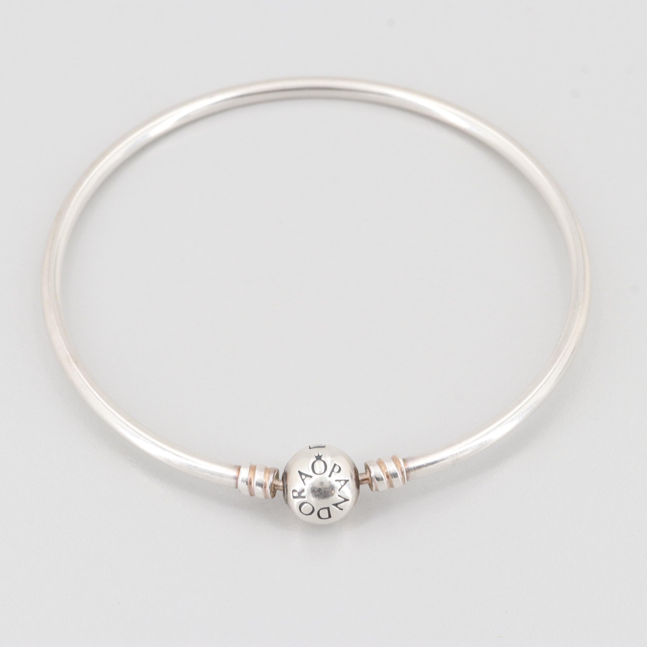 Pandora Sterling Silver Bangle Bracelet