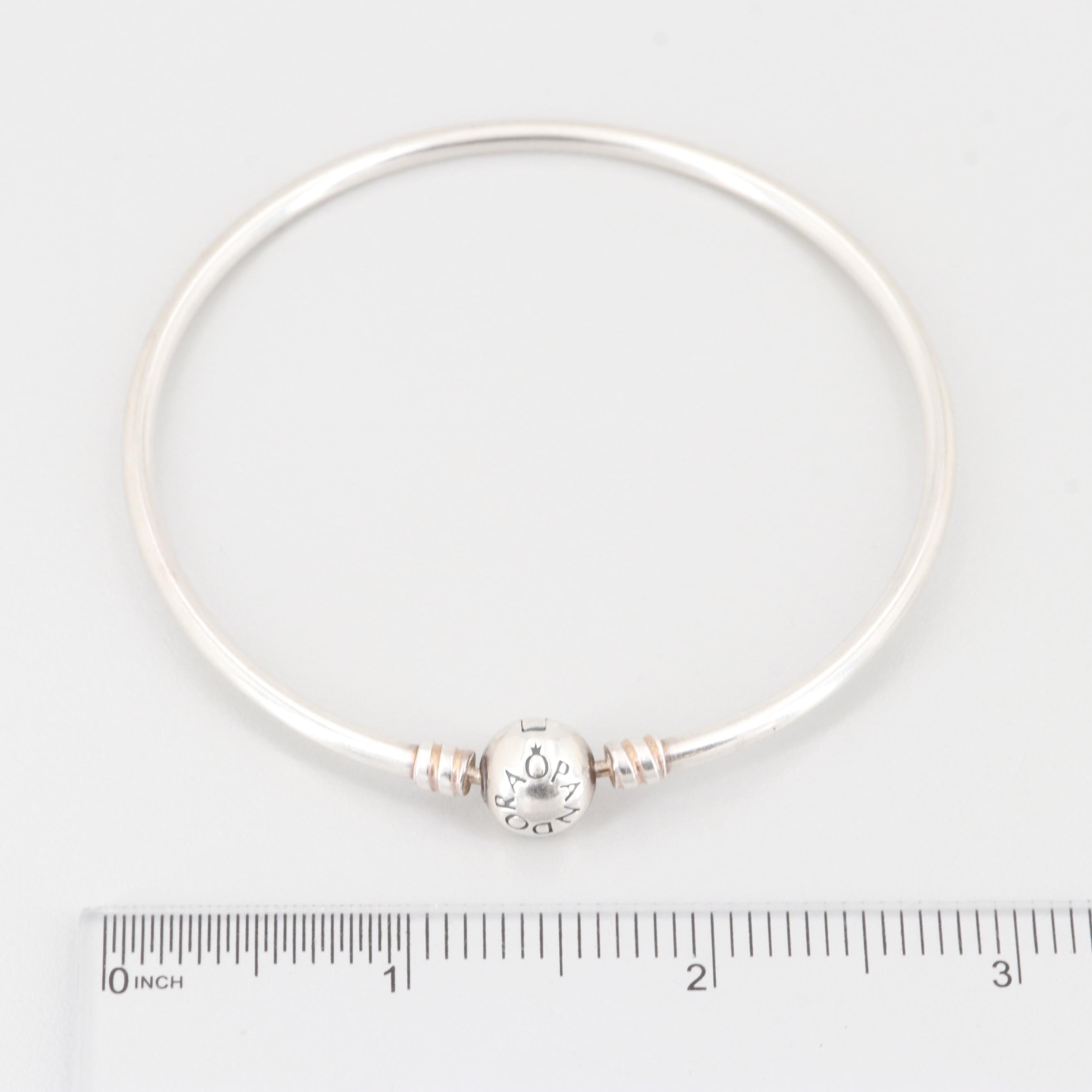 Pandora Sterling Silver Bangle Bracelet