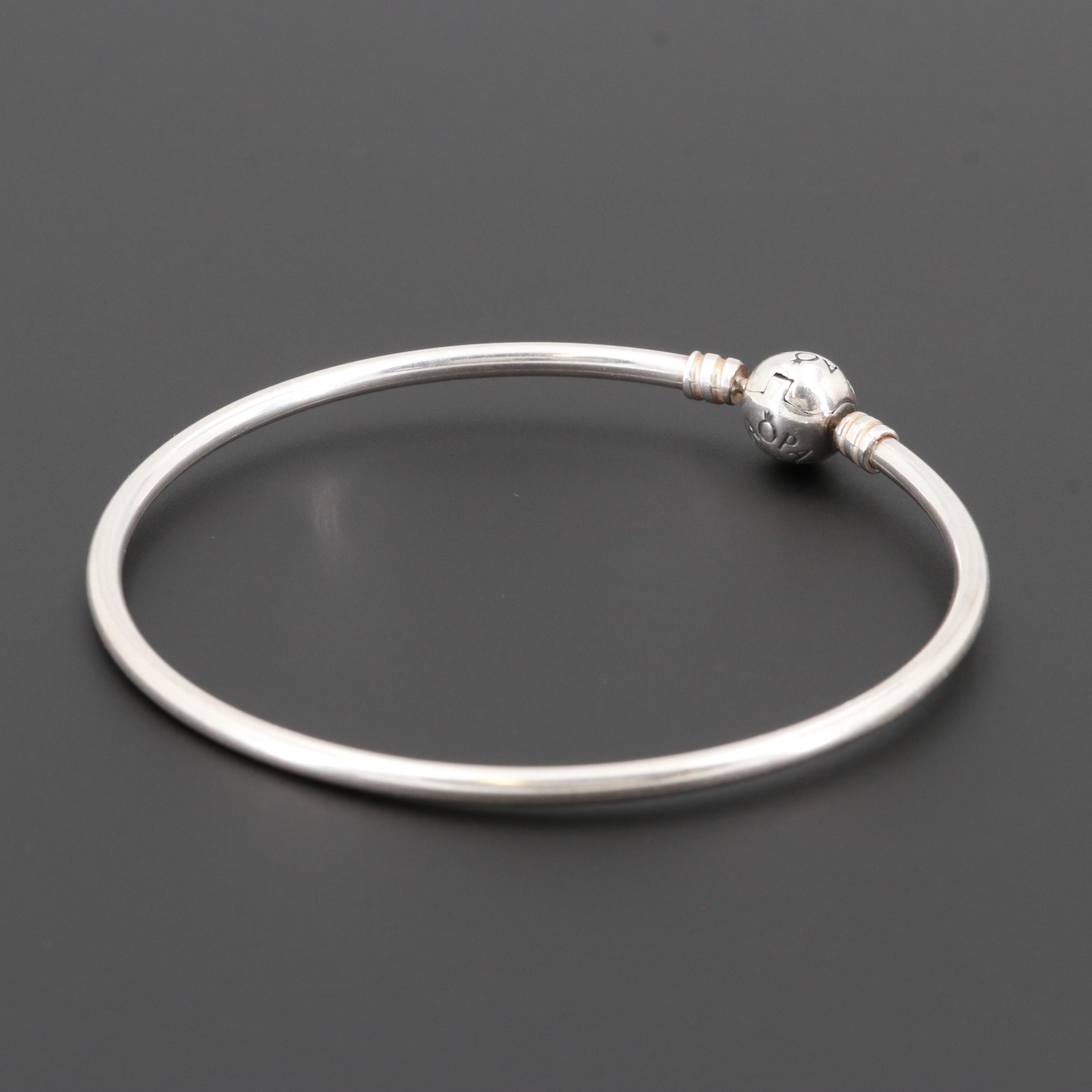 Pandora Sterling Silver Bangle Bracelet