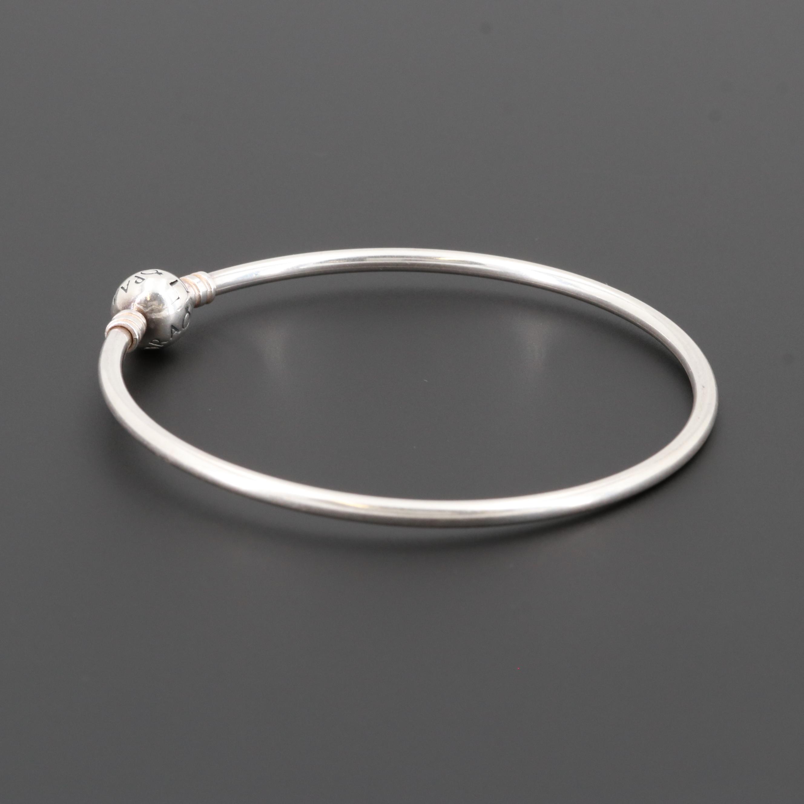 Pandora Sterling Silver Bangle Bracelet
