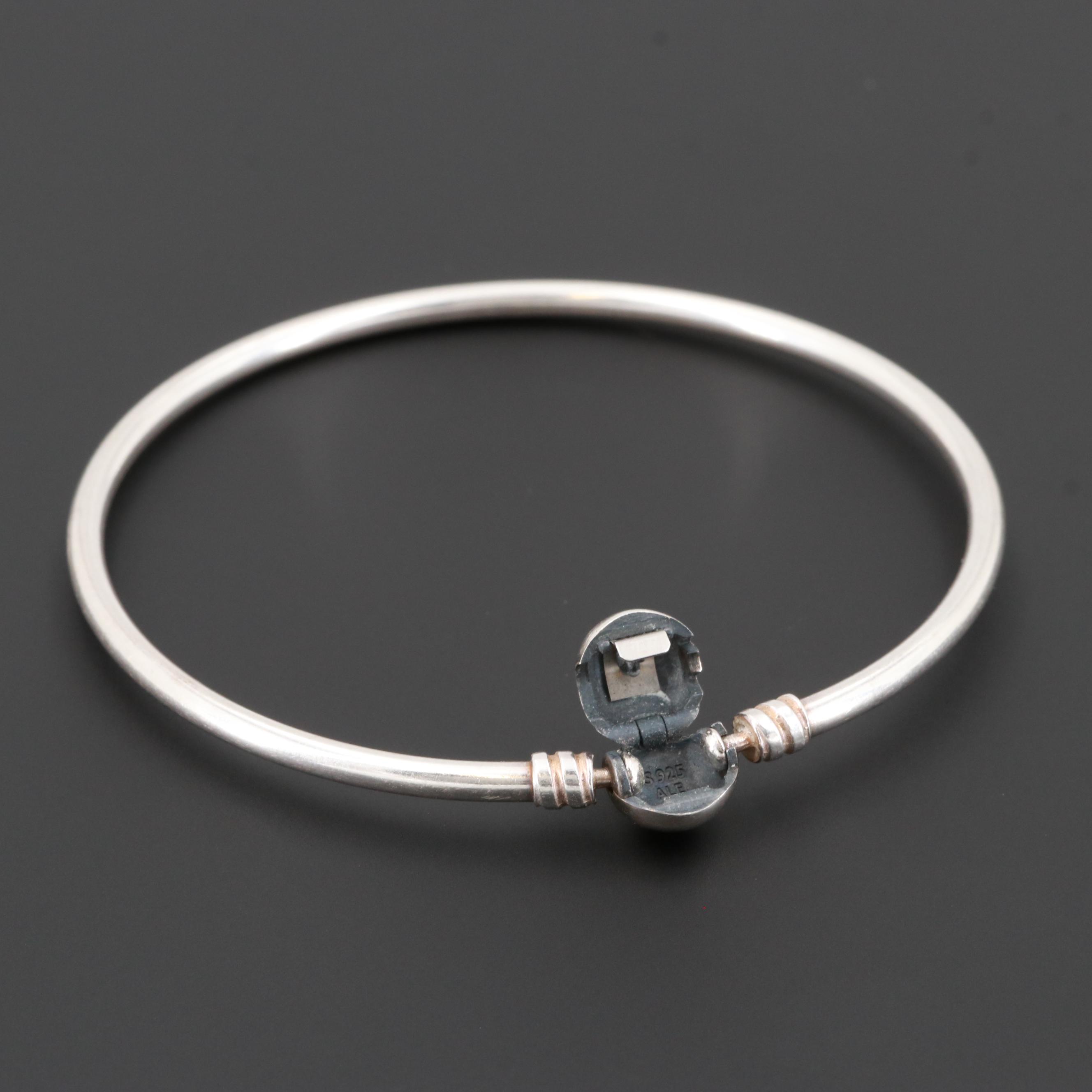 Pandora Sterling Silver Bangle Bracelet