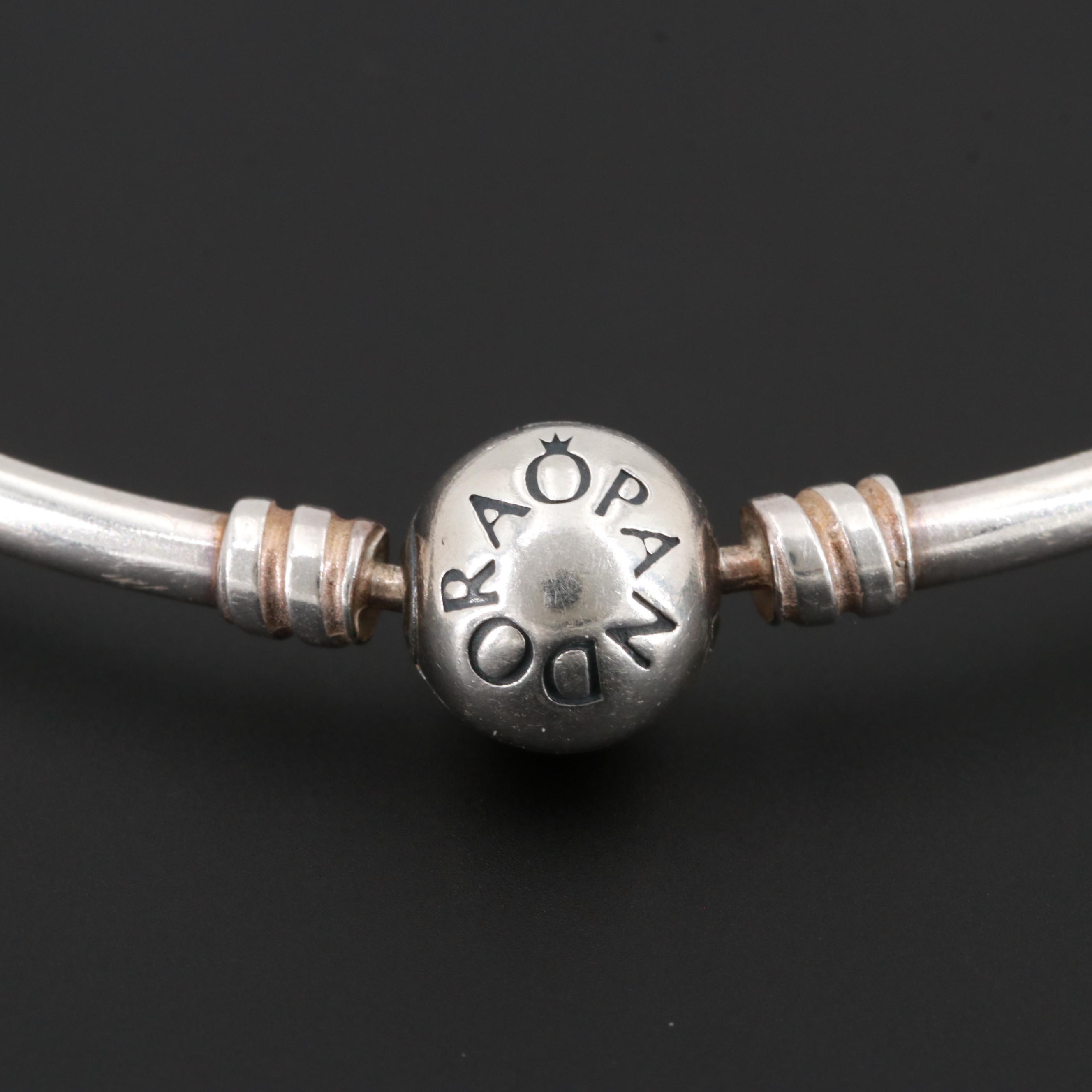 Pandora Sterling Silver Bangle Bracelet