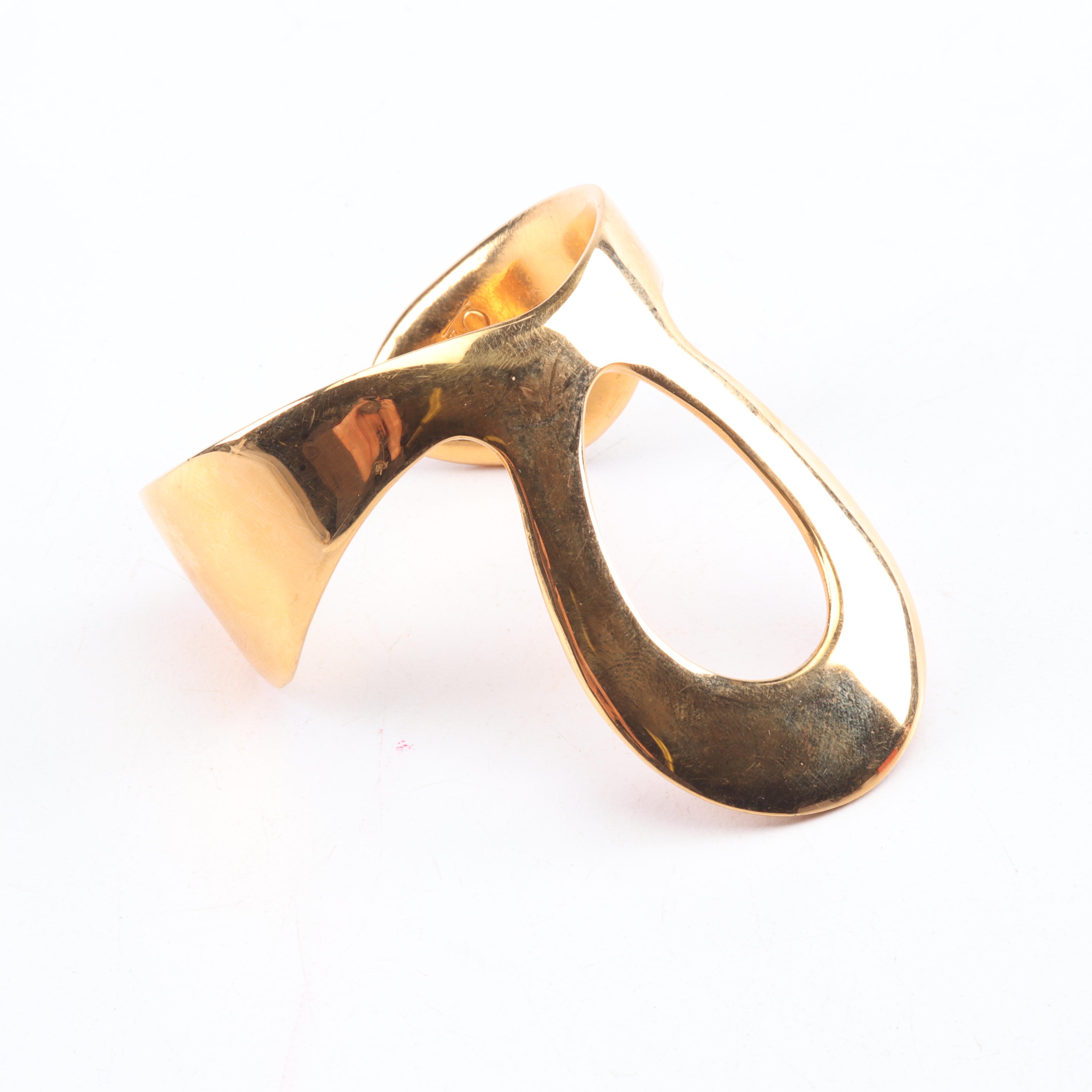 Jacob Hill Danish Modernist Jewelry with Sterling Silver, Gold Wash and Metal