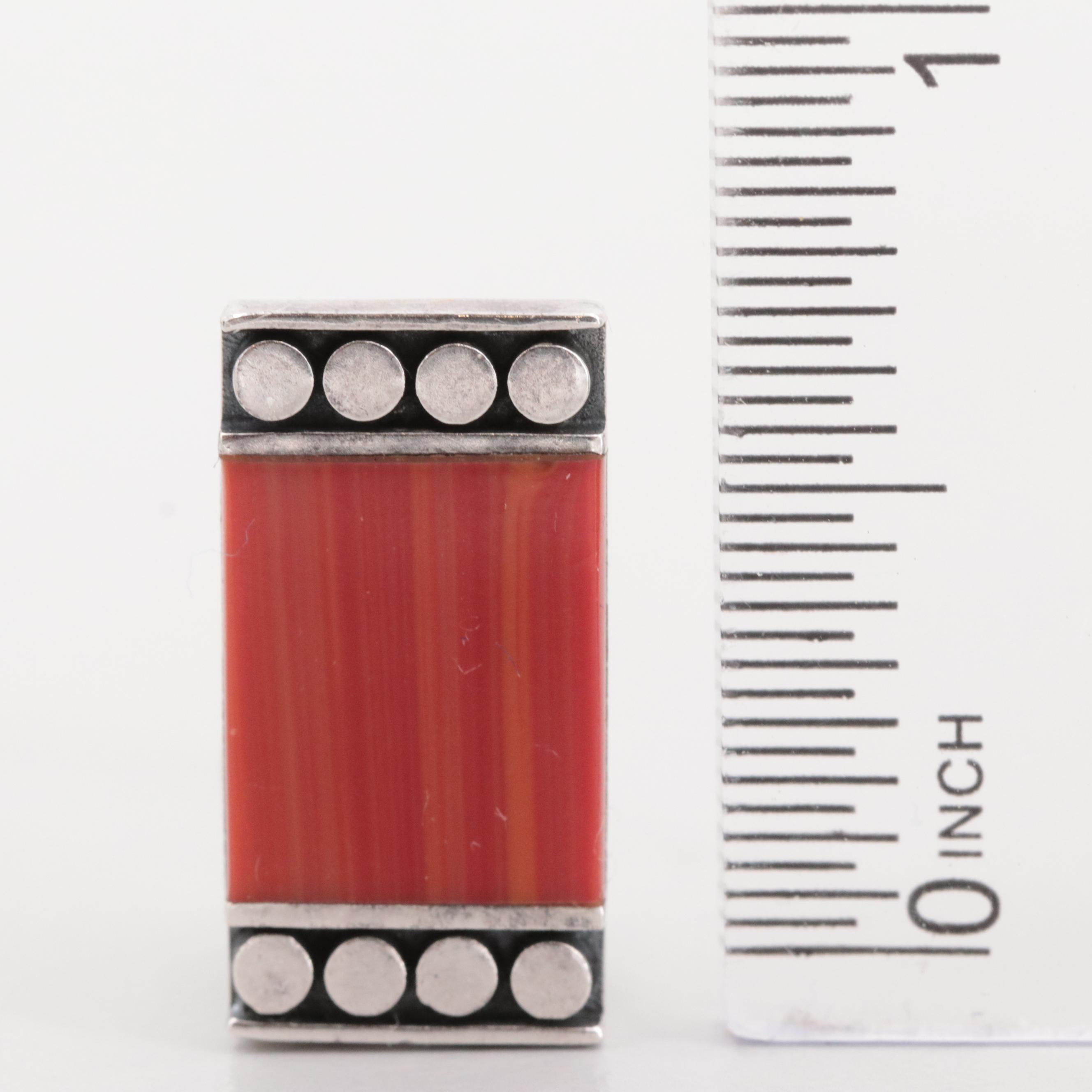 Sterling Mother of Pearl, Black Onyx and Glass Drop and Dangle Earring Sets