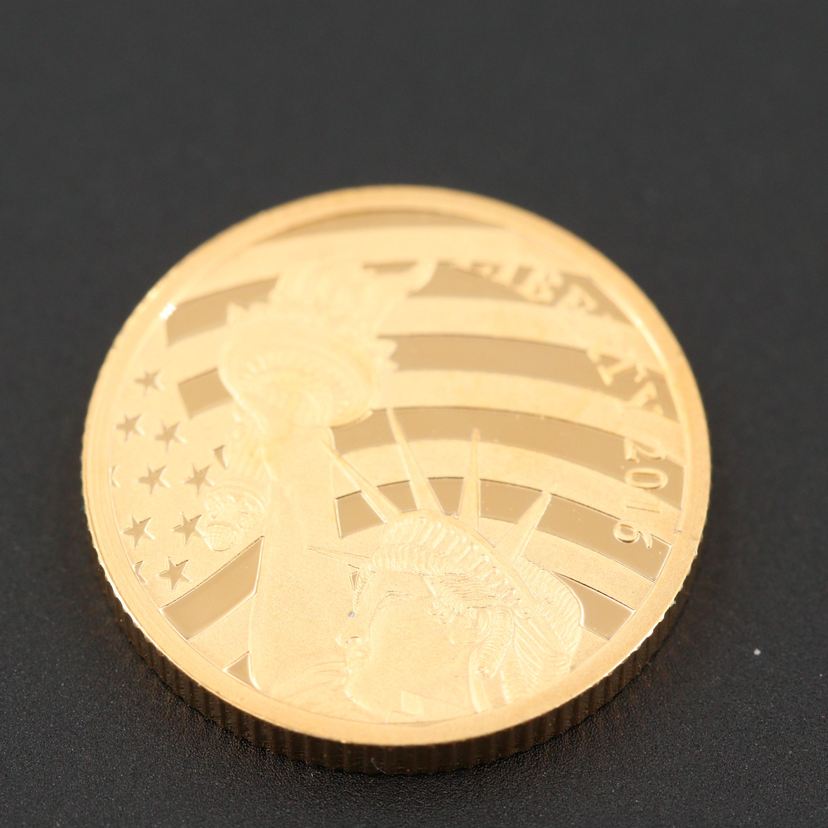 A 2016 Cook Islands $5 Commemorative Gold Coin