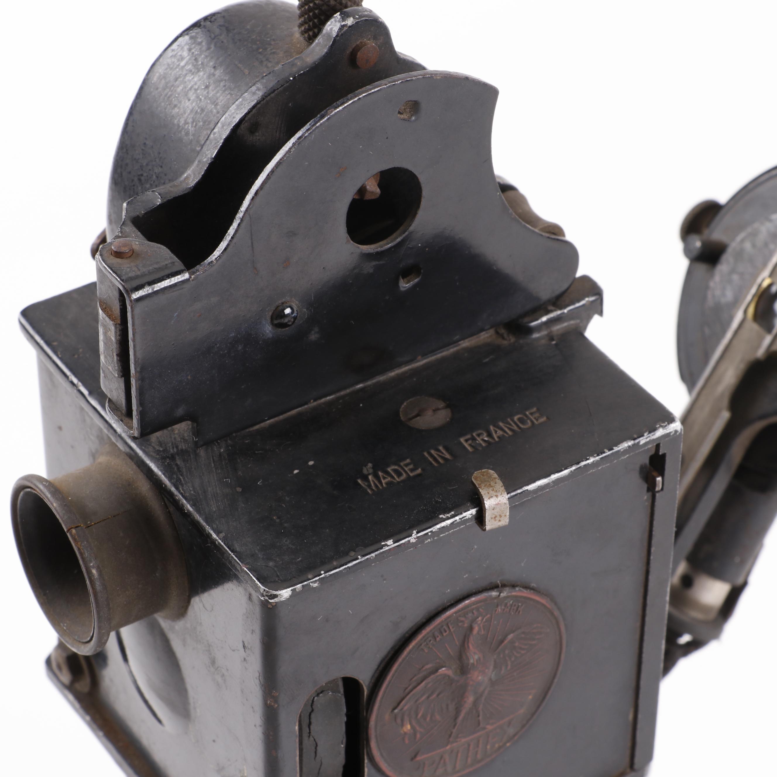 Pathex French Home Movie Projector, Circa 1920 with Victor Ciné Projector Tools