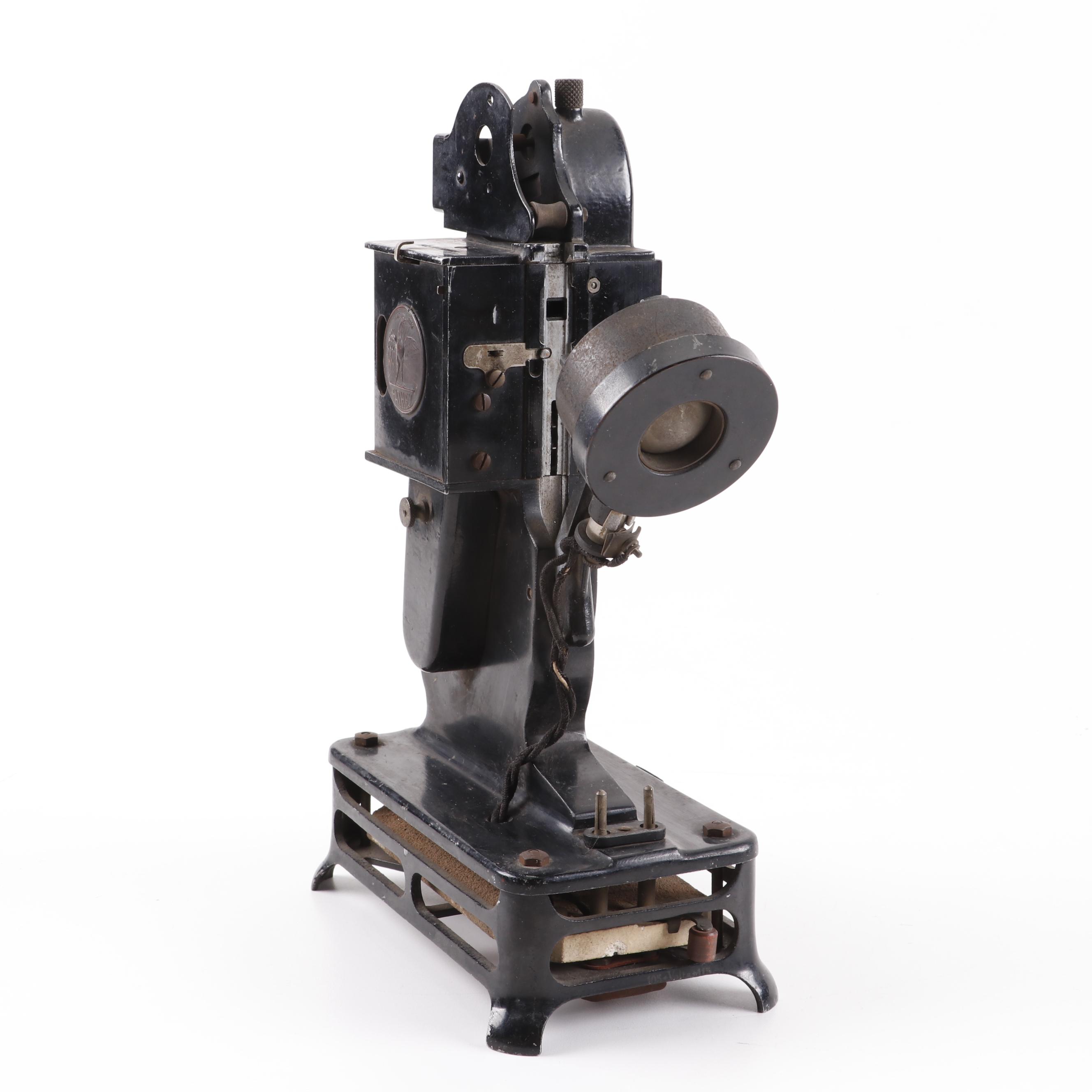 Pathex French Home Movie Projector, Circa 1920 with Victor Ciné Projector Tools