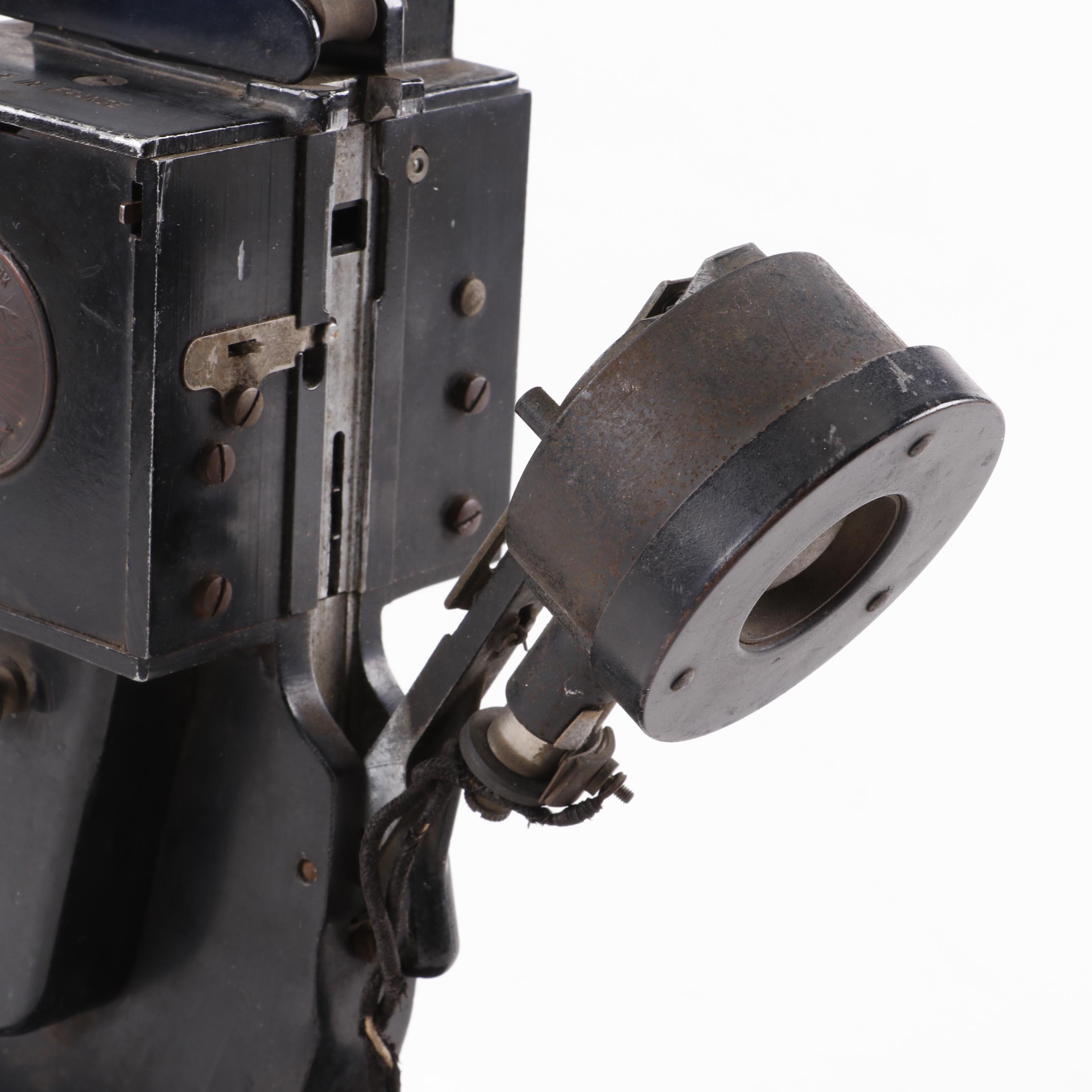 Pathex French Home Movie Projector, Circa 1920 with Victor Ciné Projector Tools
