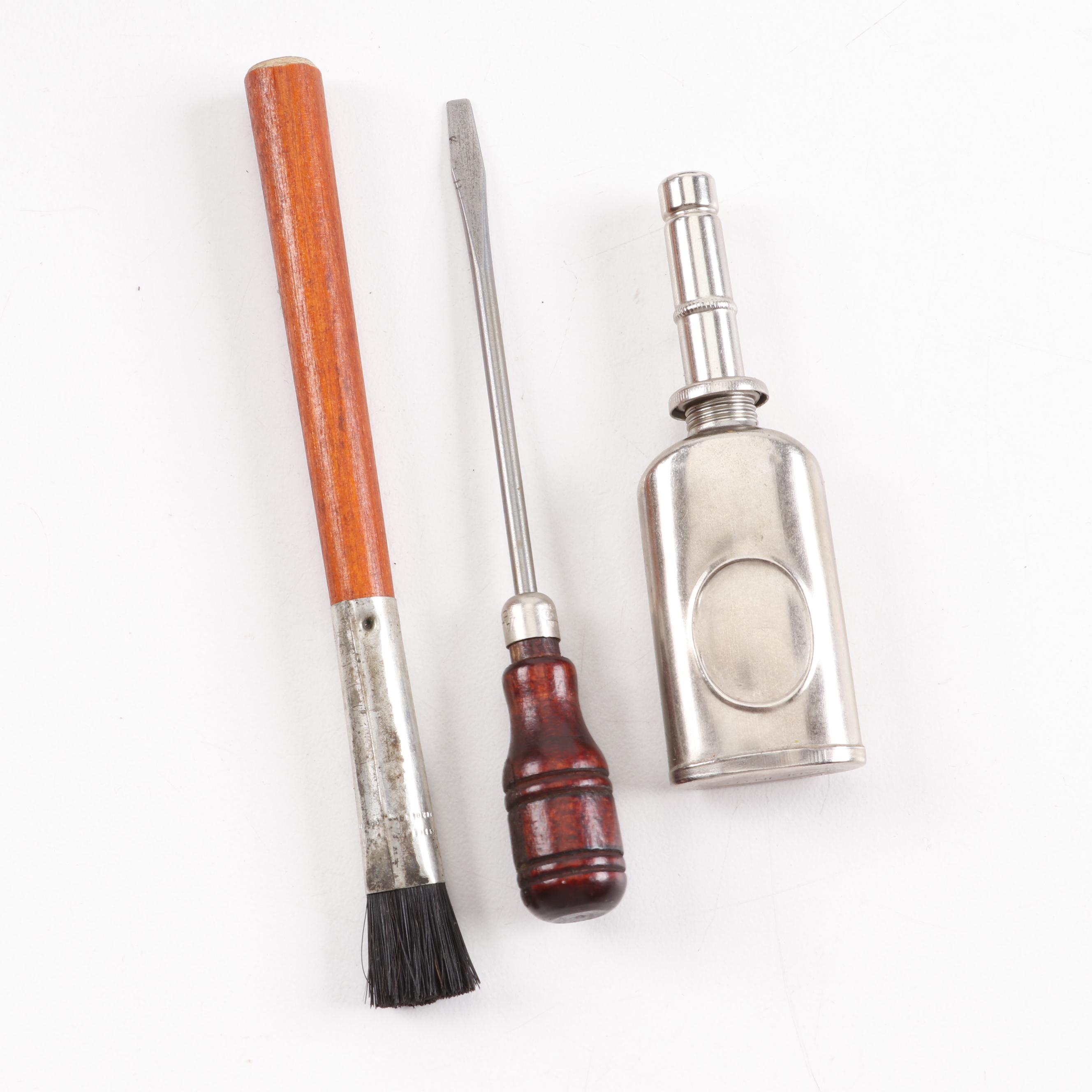 Pathex French Home Movie Projector, Circa 1920 with Victor Ciné Projector Tools