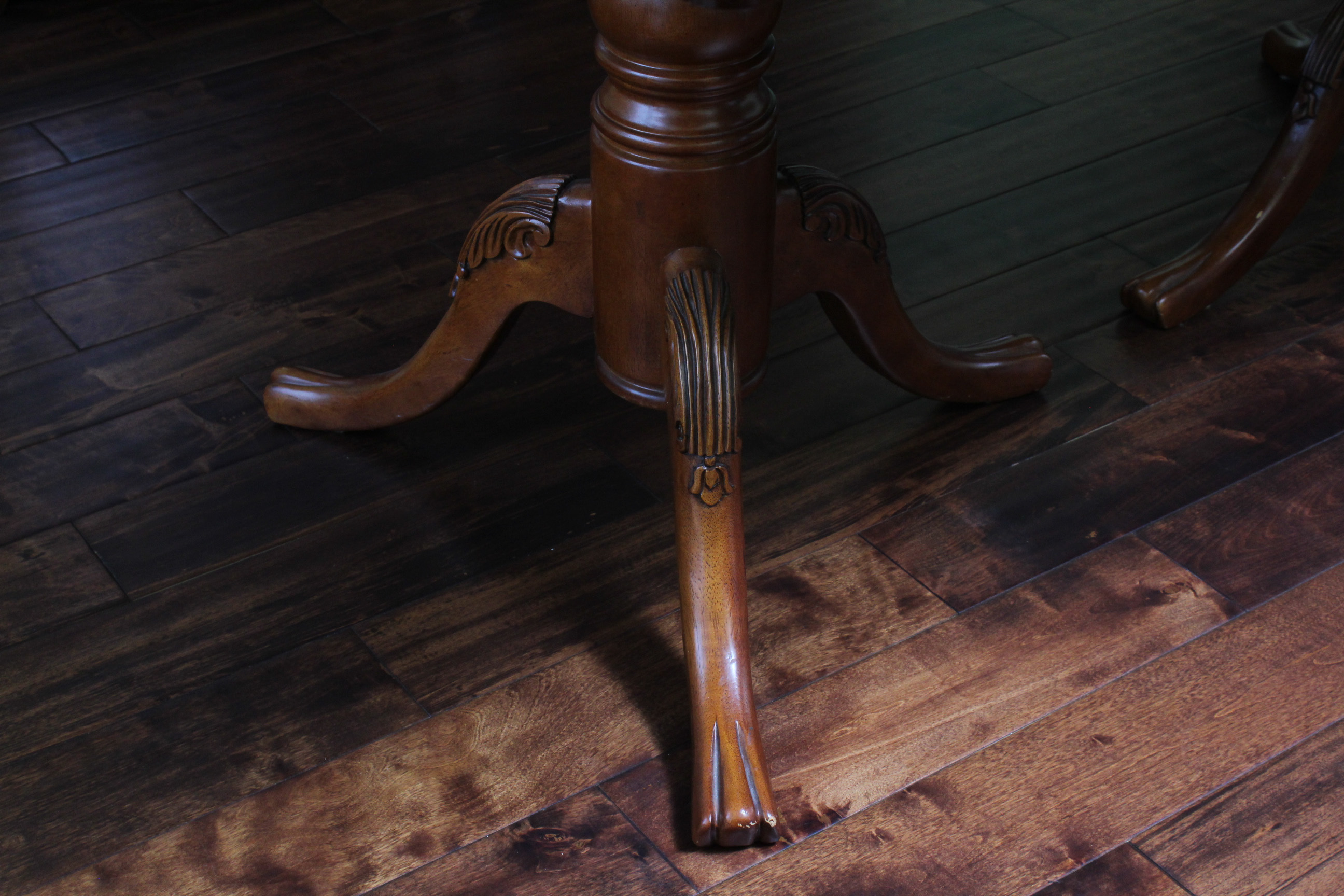 Contemporary Wood Veneer Dining Table