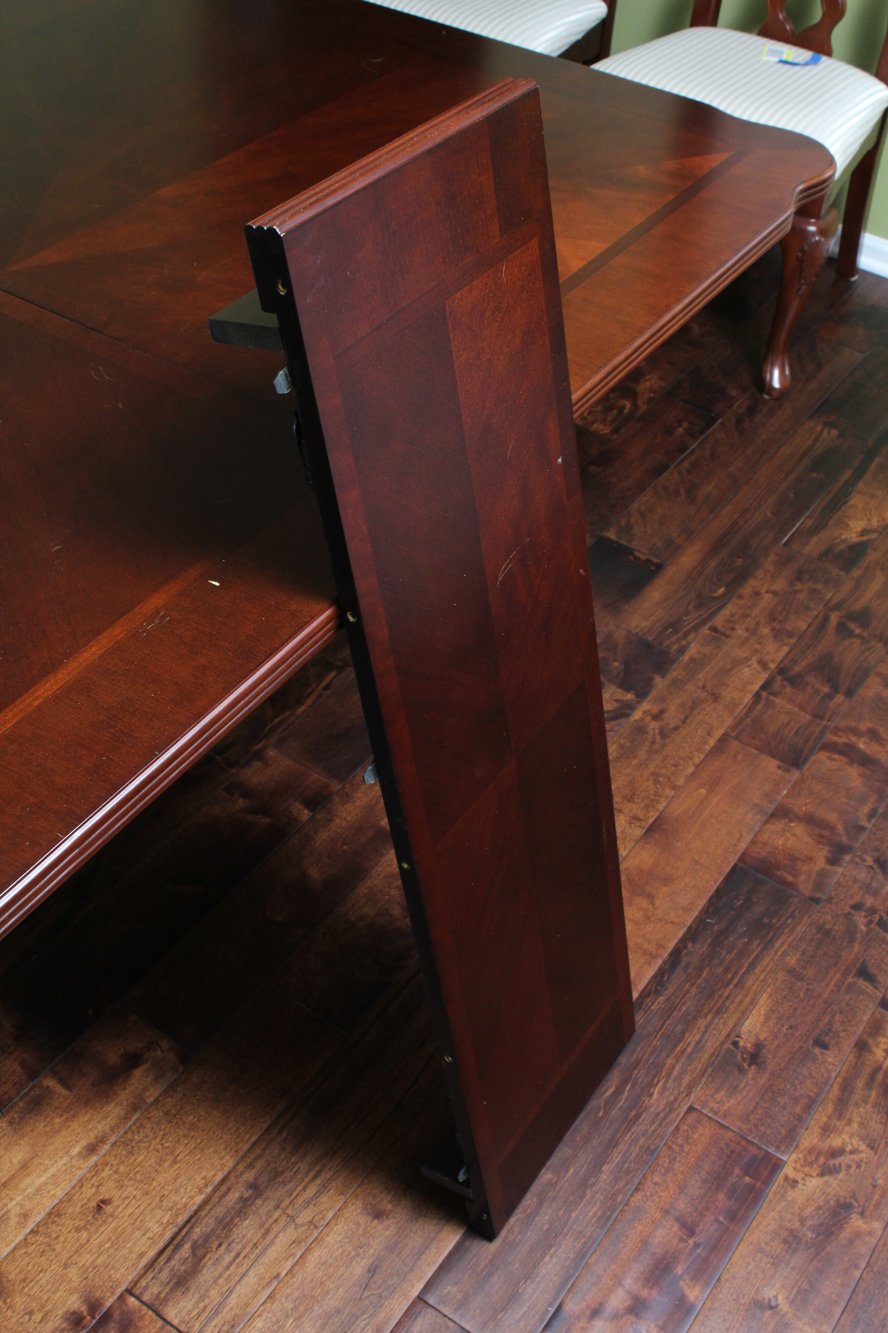 Contemporary Wood Veneer Dining Table